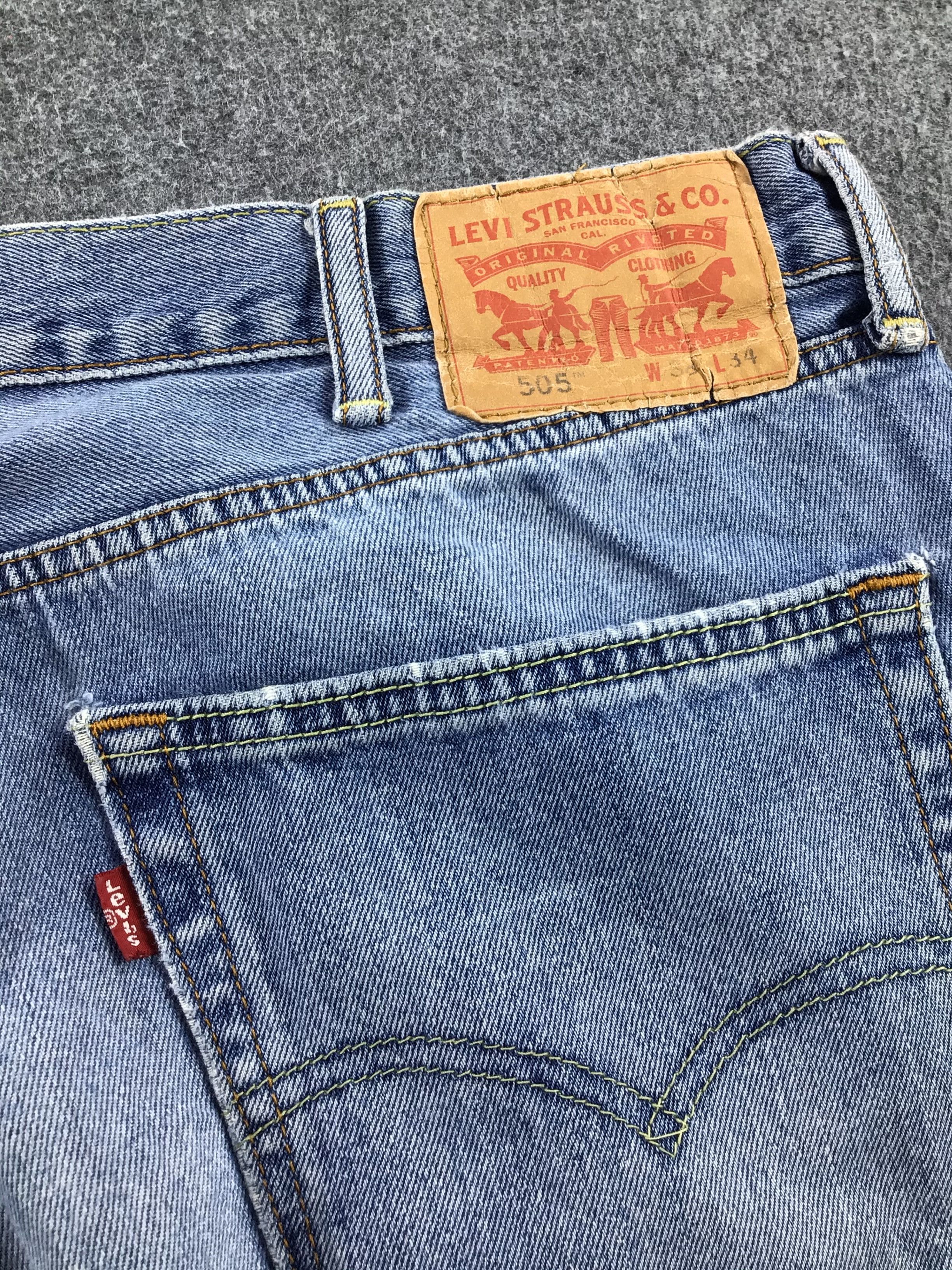 Levi's Vintage Levis 505 Jeans-JM602 Size US 39 - 6 Thumbnail
