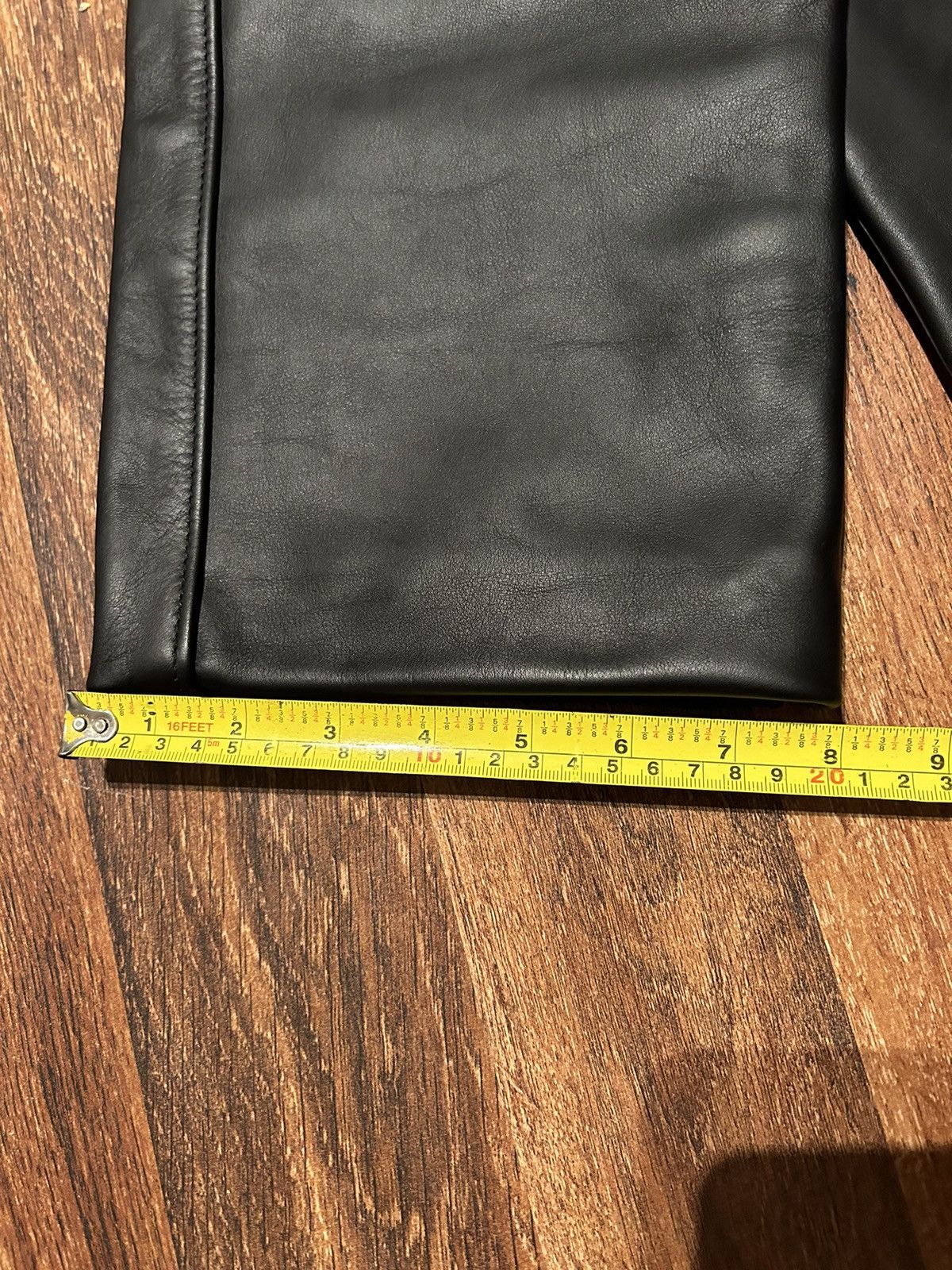 Schott Vintage Men’s 30x31 biker leather pants schott made in USA Size US 30 / EU 46 - 8 Thumbnail