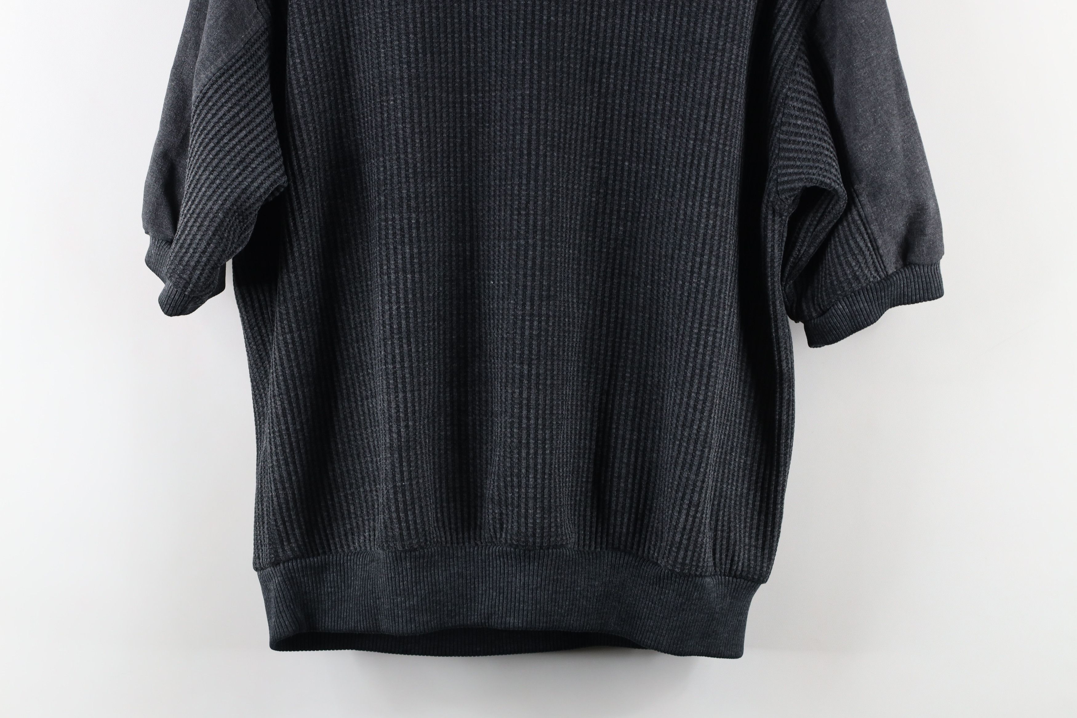 Vintage Vintage 90s Streetwear Waffle Knit Pullover Polo Shirt Size US M / EU 48-50 / 2 - 9 Thumbnail