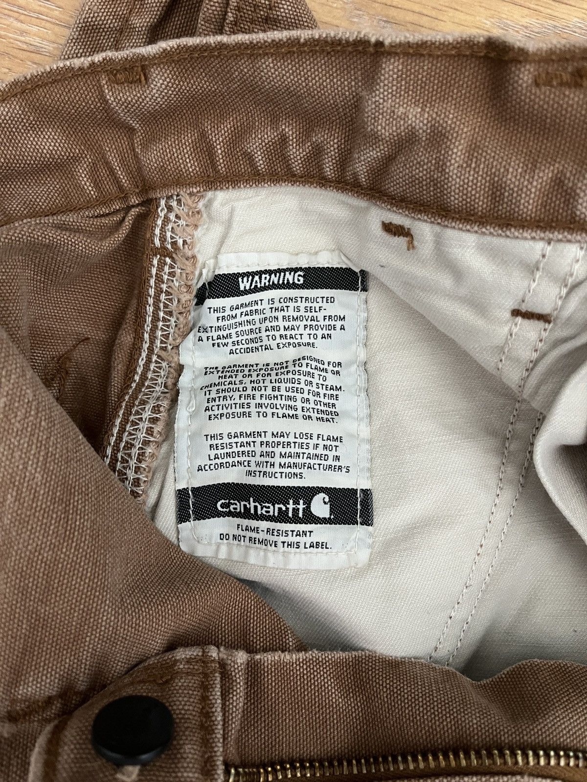 Vintage vtg carhartt pants light brown Size US 29 - 8 Thumbnail