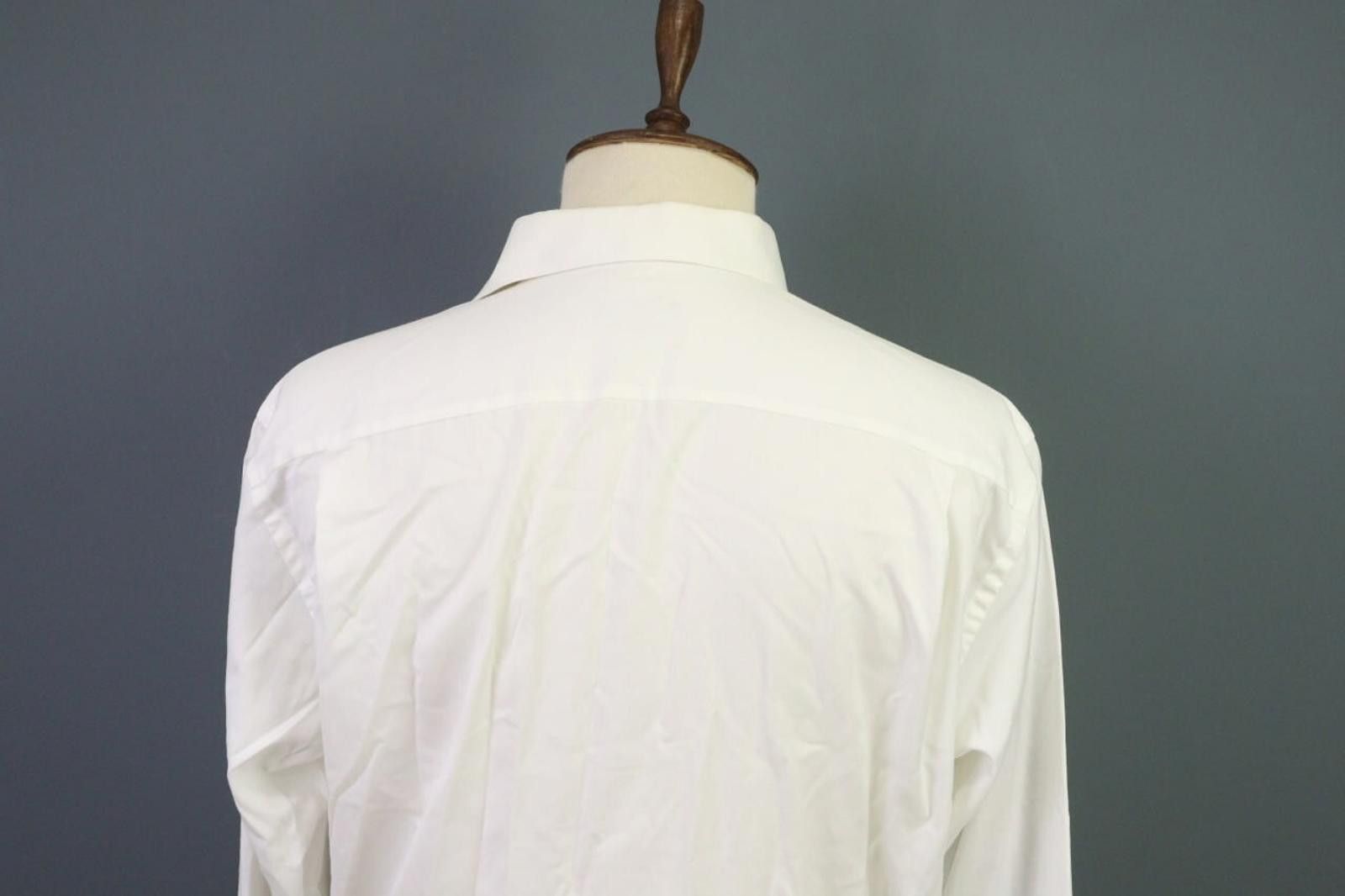 Eton Eton White Cotton Collared Down Dress Shirt Size 43 Size 38R - 7 Thumbnail