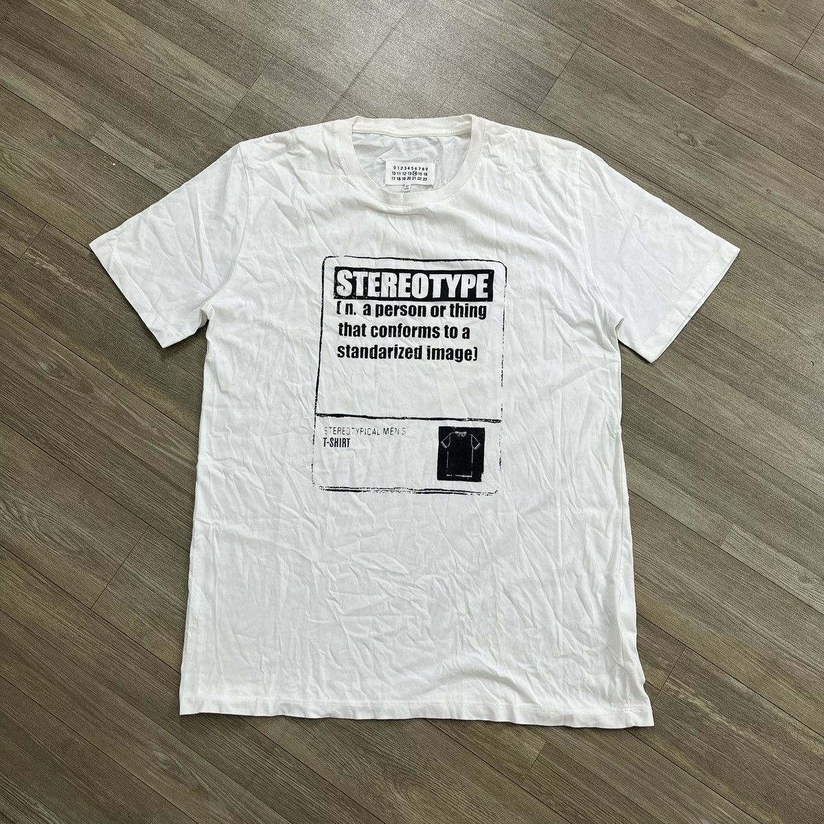 Maison Margiela NEW, MAISON MARTIN MARGIELA WHITE SHORT SLEEVE T