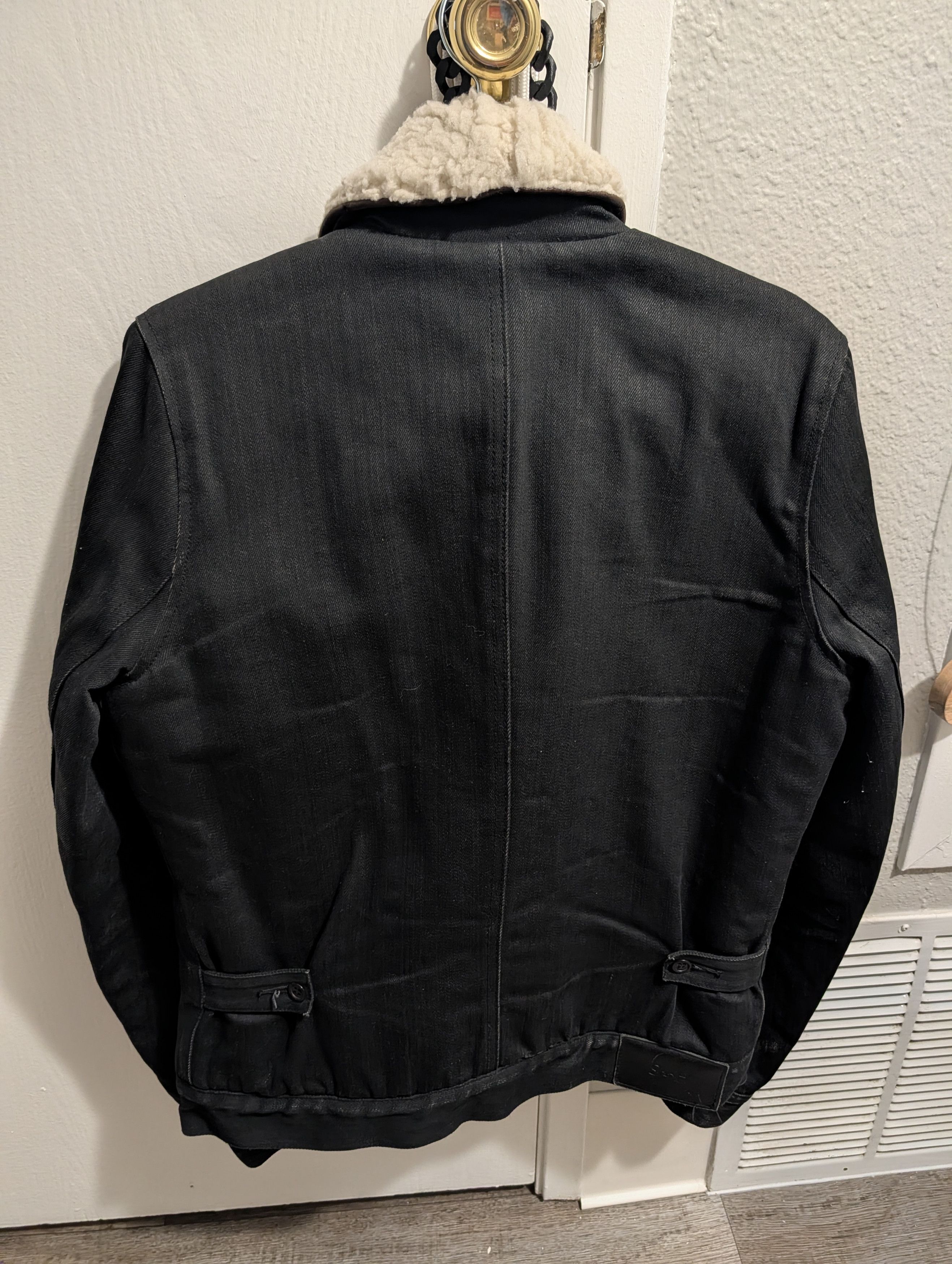 Shipley & Halmos Vintage Fur Black Tailored Jacket Size US S / EU 44-46 / 1 - 2 Thumbnail