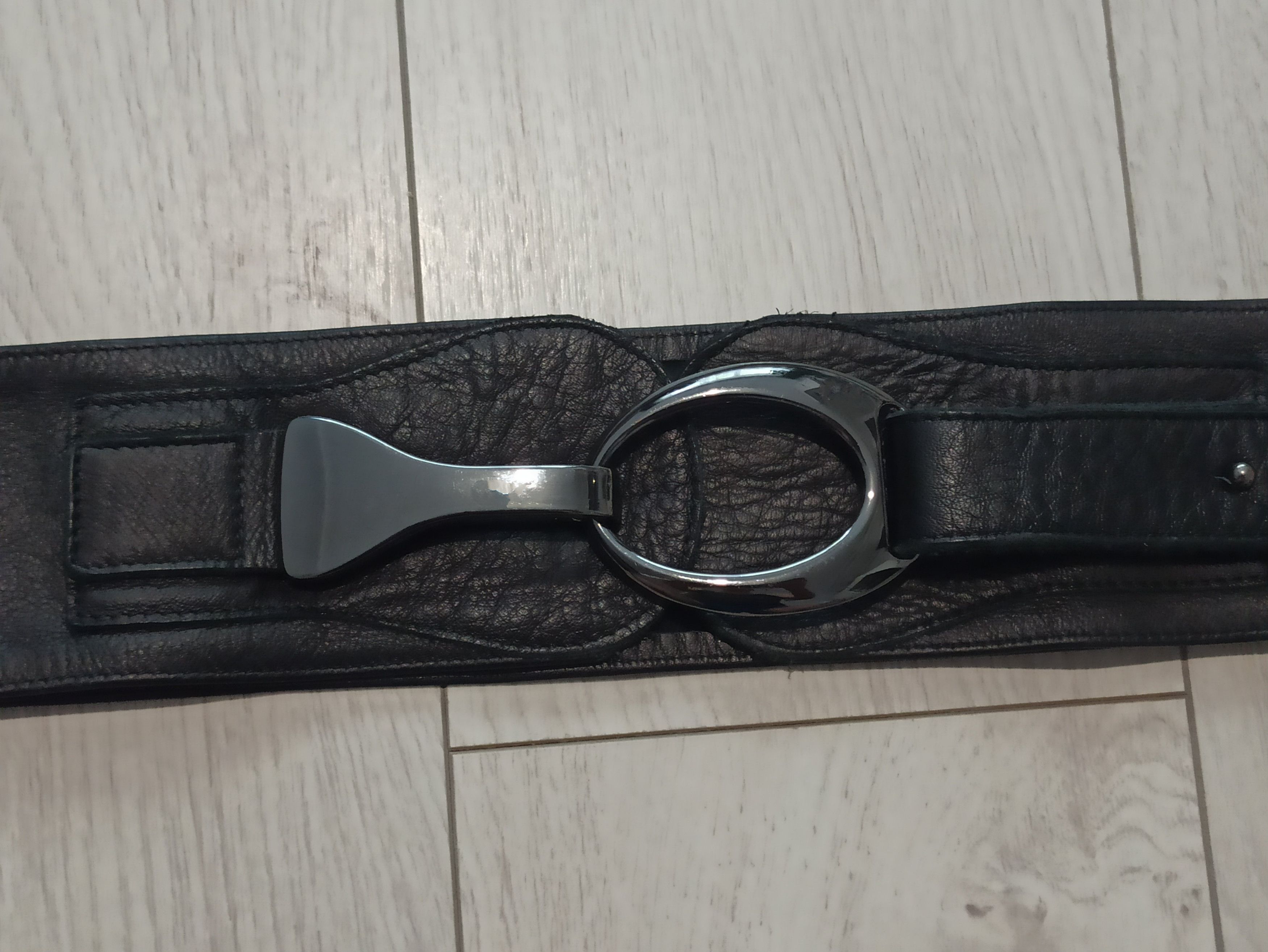Designer × Leather Comma leather belt Size ONE SIZE - 2 Thumbnail