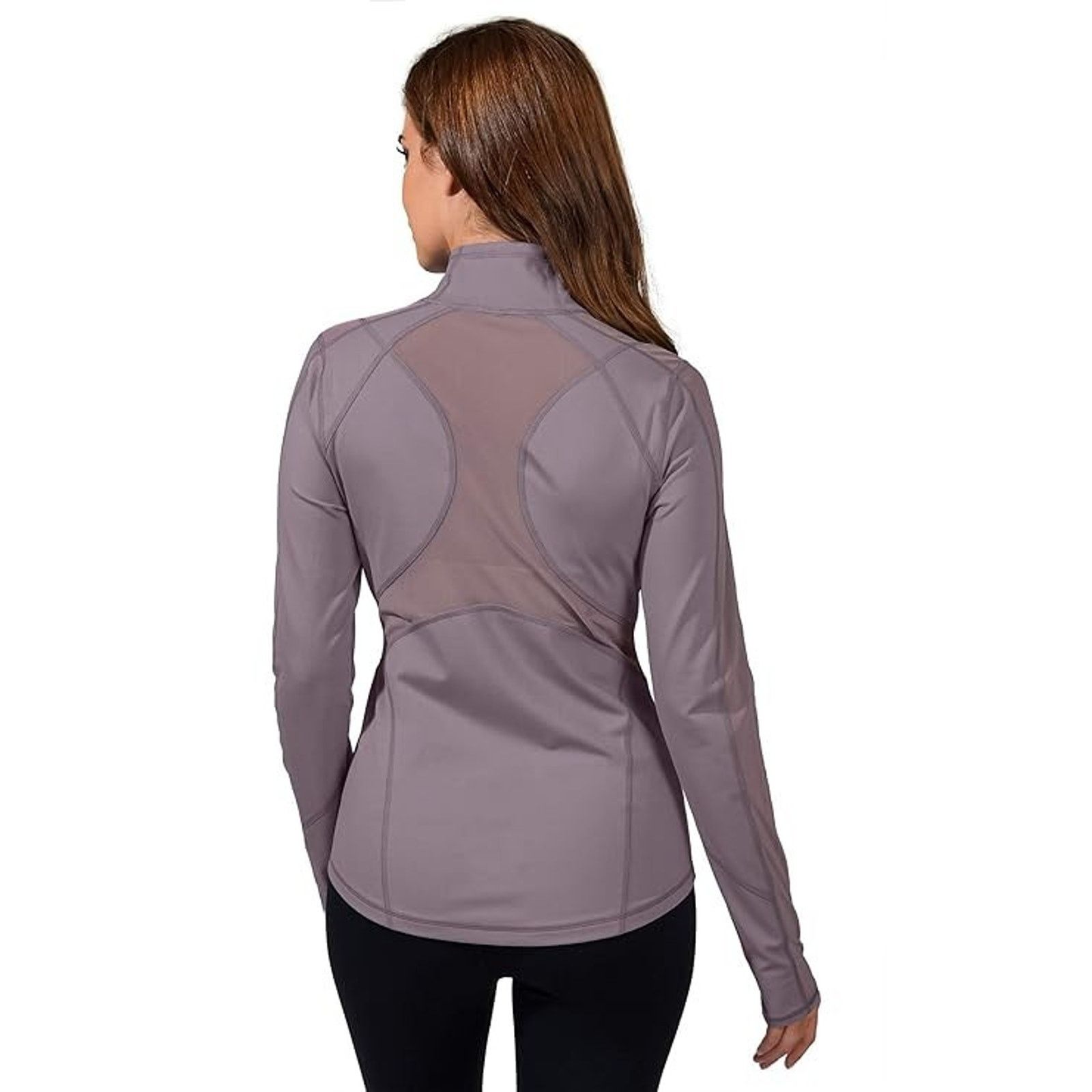 & Other Stories 90 Degree By Reflex Full Zip Jacket Sugar Plum XS A001178 Size XS / US 0-2 / IT 36-38 - 3 Thumbnail