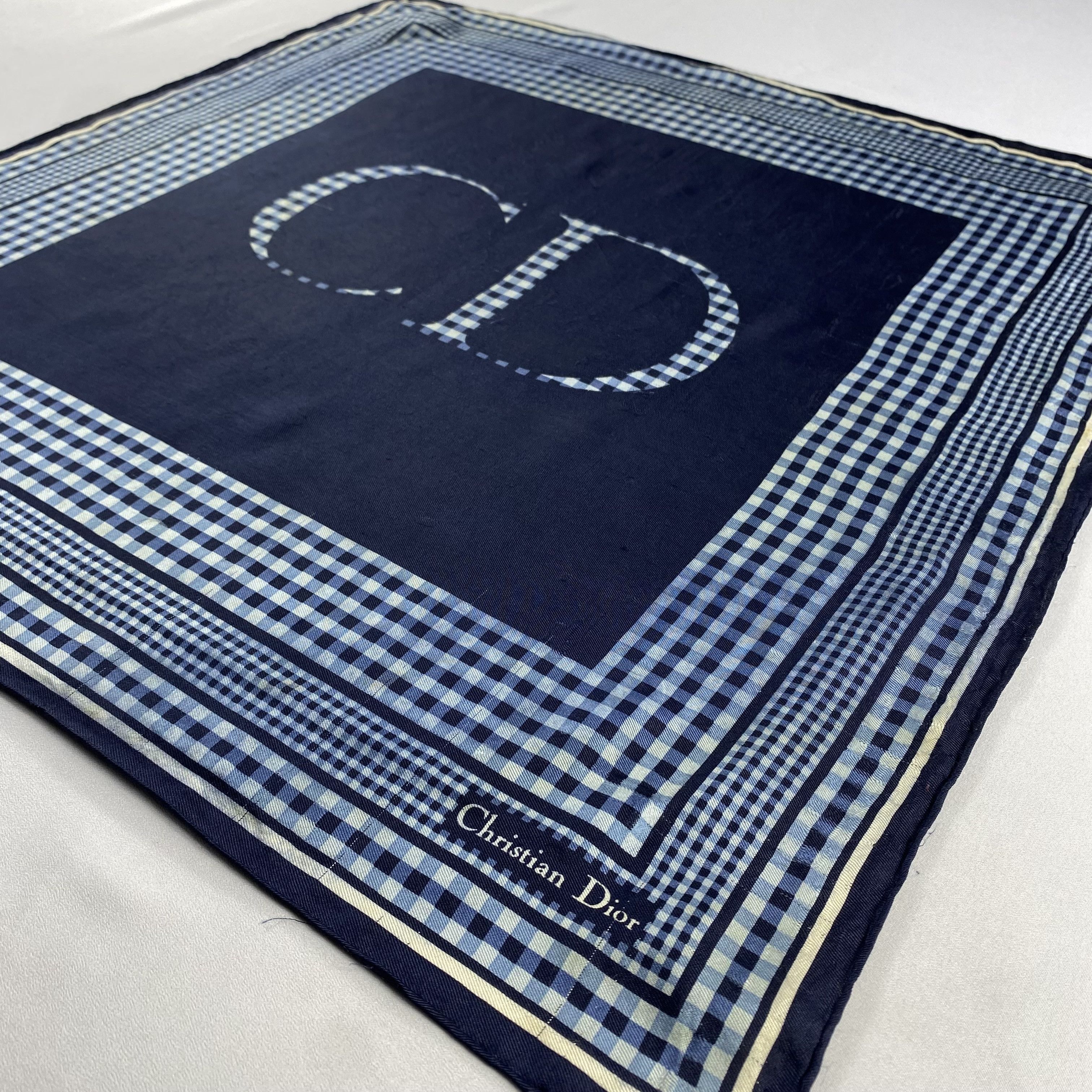 Vintage Christian Dior Monsieur Handkerchief / Neckerchief-P1189 Size ONE SIZE - 2 Thumbnail