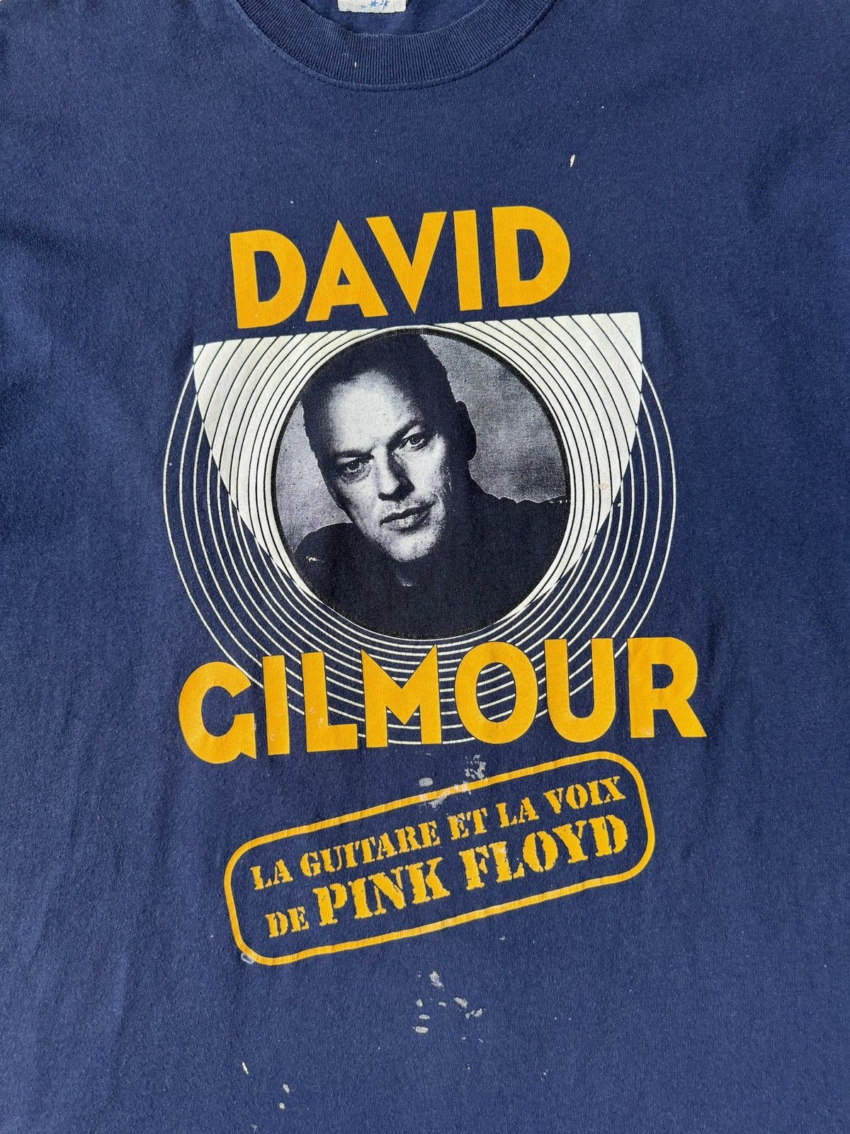 Vintage Vintage 90s David Gilmour T Shirt Tee Pink Floyd Very Rare Size US XL / EU 56 / 4 - 5 Thumbnail