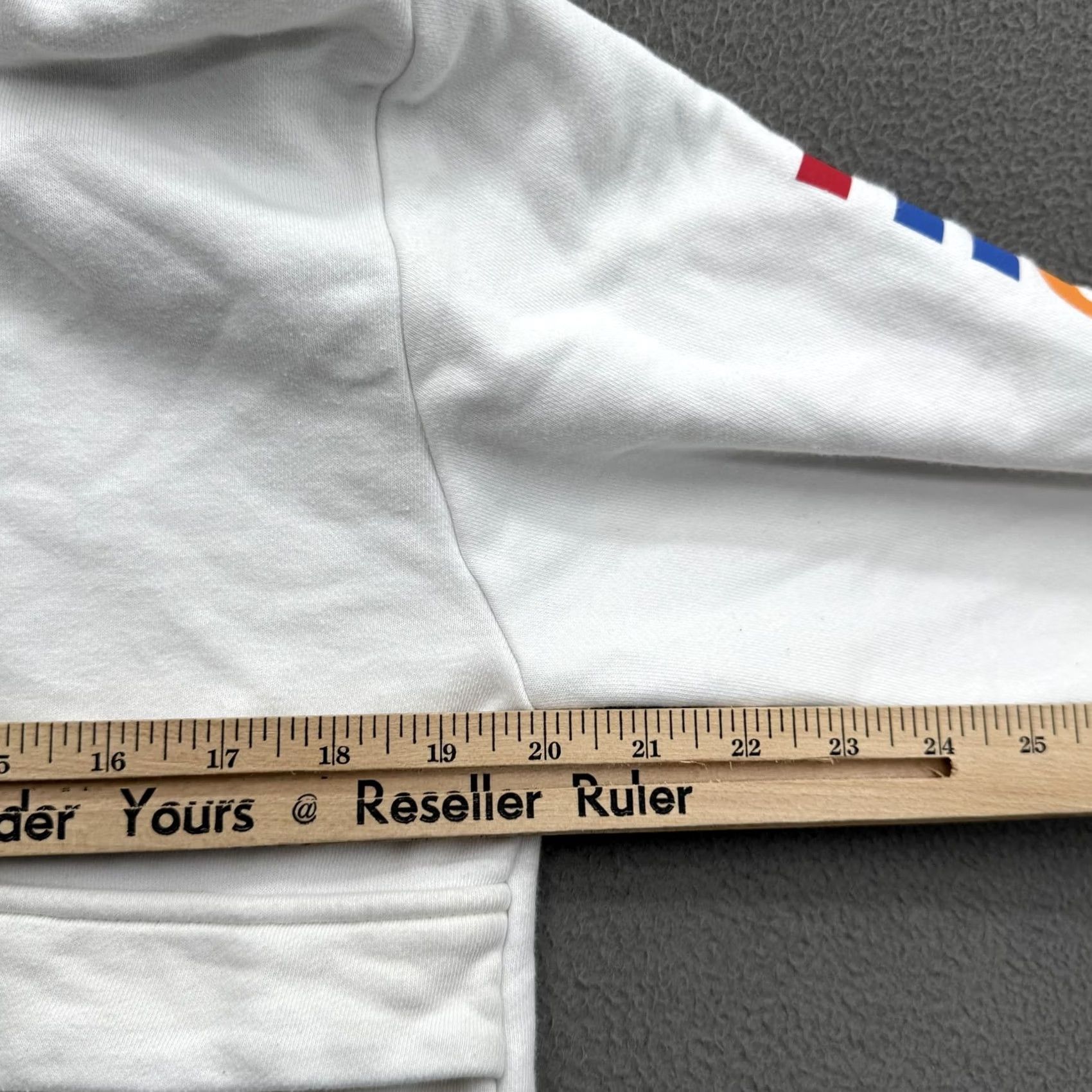 Adidas Adidas Hu Hoodie Mens Small White 1/4 Zip Graphic Print BREATHE THOUGHTS Rainbow Pocket Logo Size US S / EU 44-46 / 1 - 4 Thumbnail