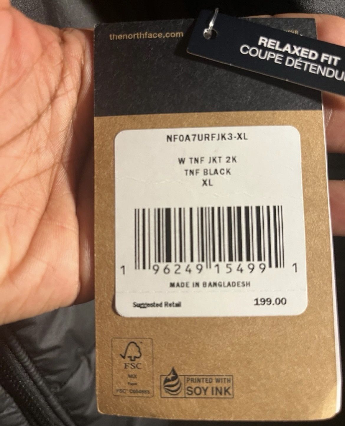 The North Face North Face XL NSE 2000 puffer jacket in black Women’s Size XXL / US 16-18 / IT 52-54 - 3 Thumbnail