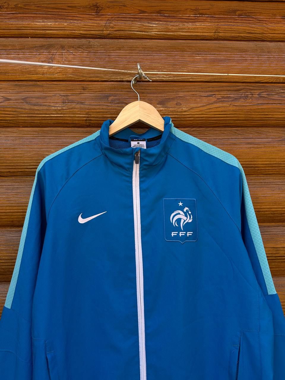 Nike Nike Jacket France Soccer Full Zip Track Top Football Size US L / EU 52-54 / 3 - 2 Thumbnail