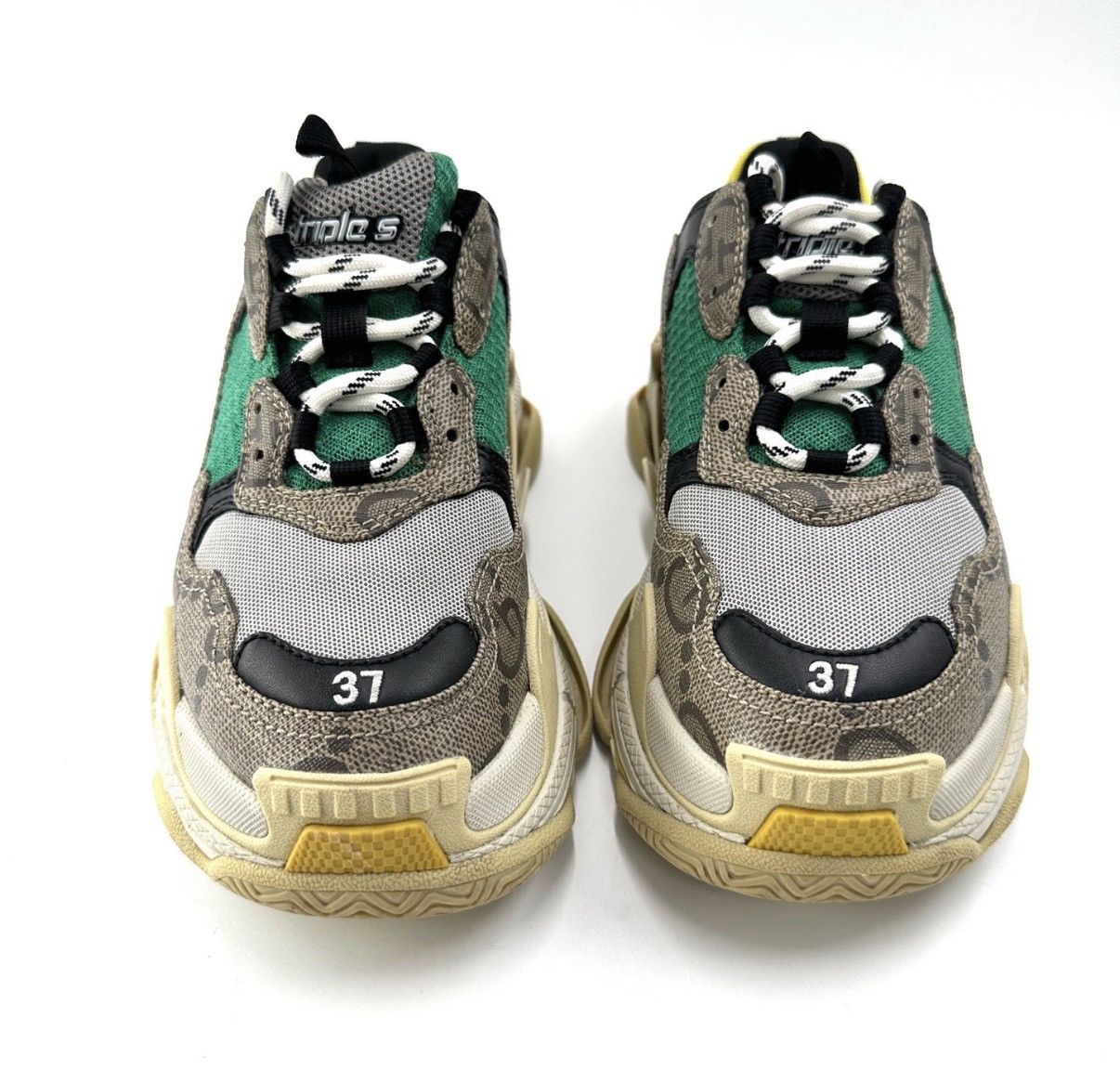 Gucci Balenciaga x GUCCI Dad Sneakers K12 Size US 7 / IT 37 - 2 Thumbnail