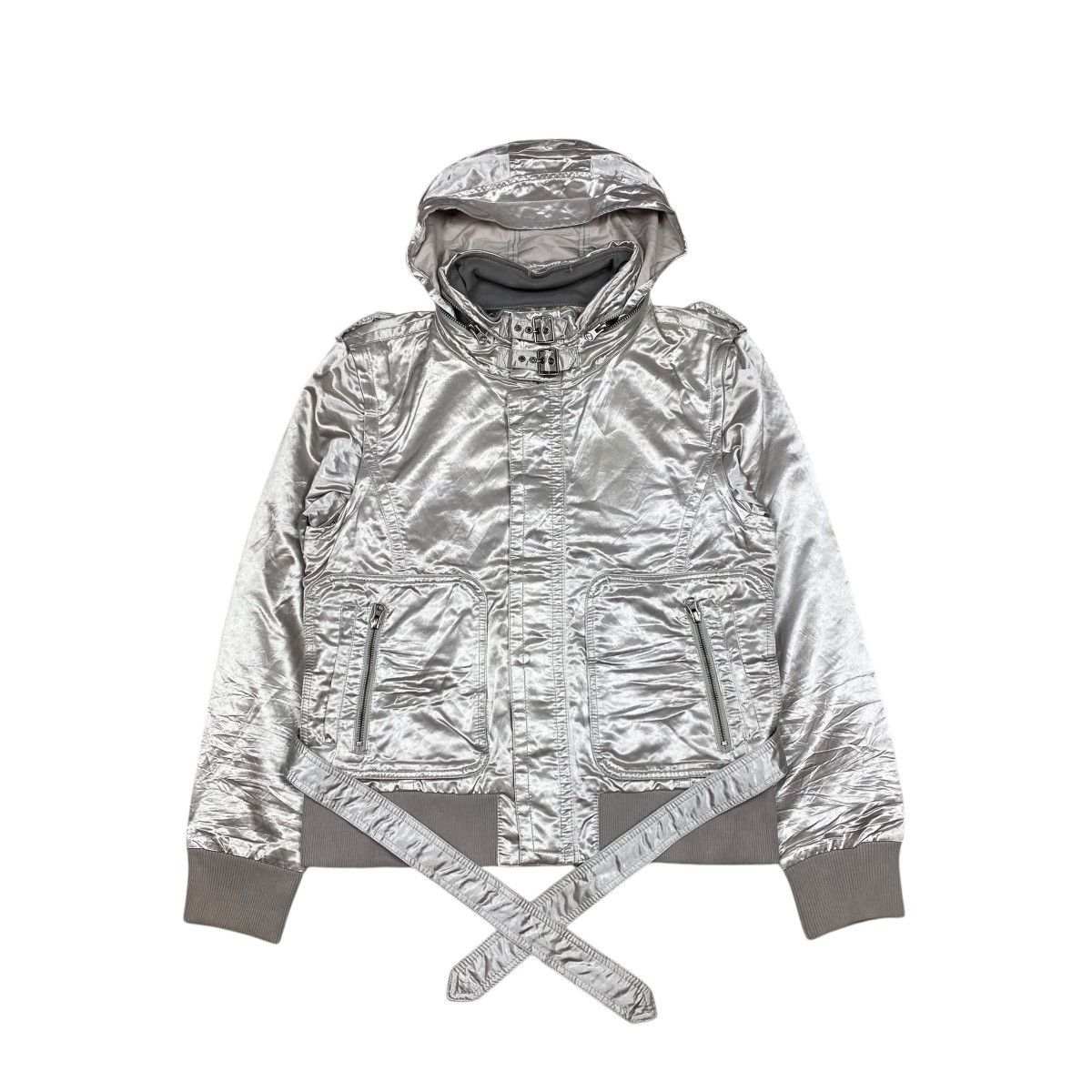PPFM PPFM Detachable Bondage Cargo Jacket Silver Size US L / EU 52-54 / 3 - 2 Thumbnail