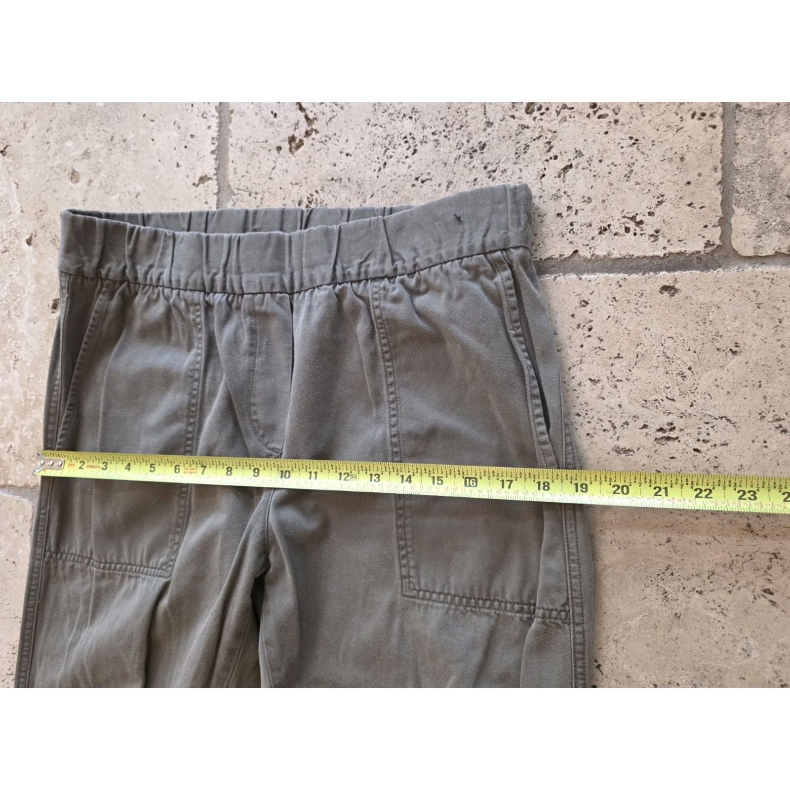 Gap GAP Jogger Pants Women M Green Army Soft Olive Utility Joggers Size 32" / US 10 / IT 46 - 5 Thumbnail