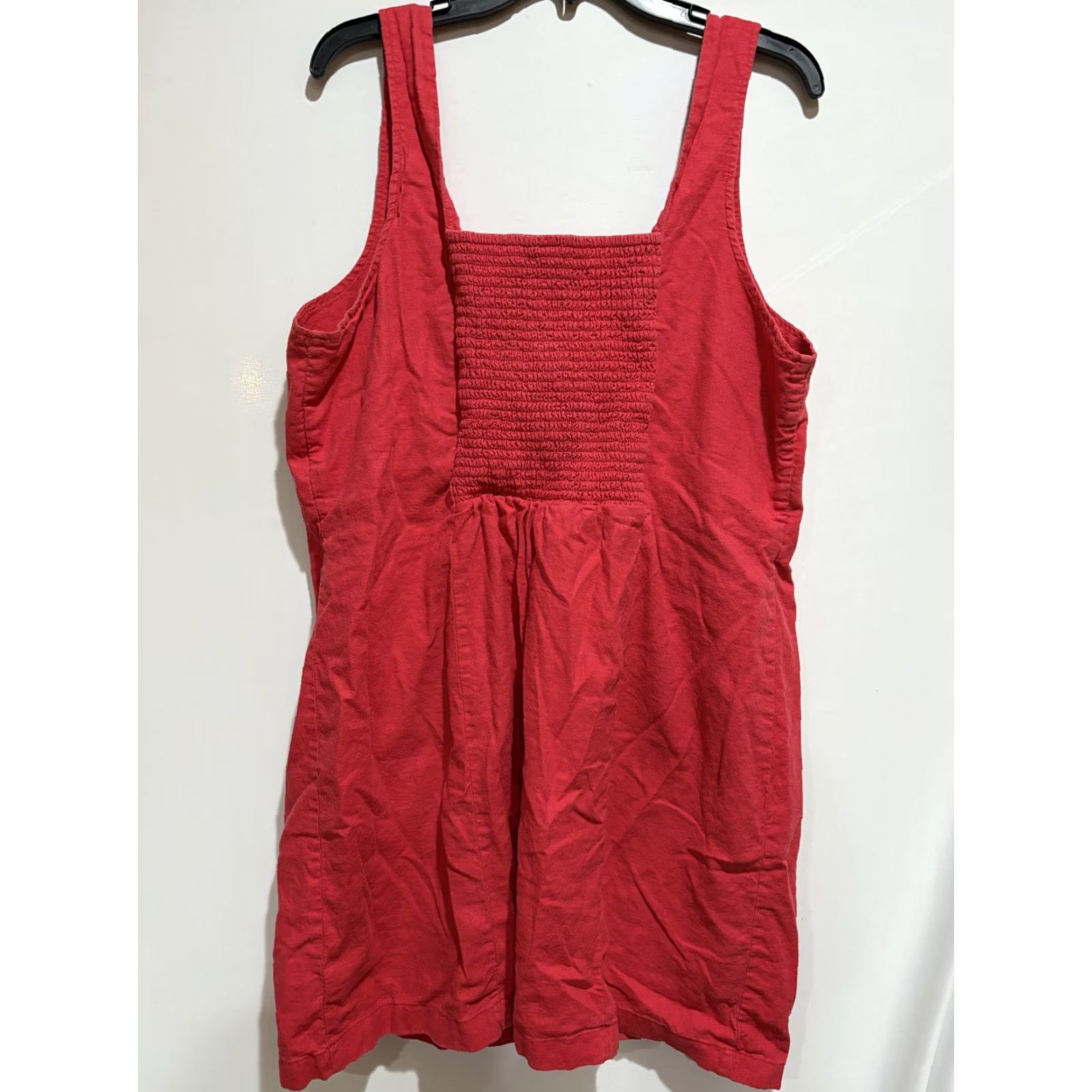 Old Navy Old Navy Dress Womens 2XL Sleeveless Linen Blend Smocked Back Square Neck Casual Sundress Size XXL / US 16-18 / IT 52-54 - 3 Thumbnail