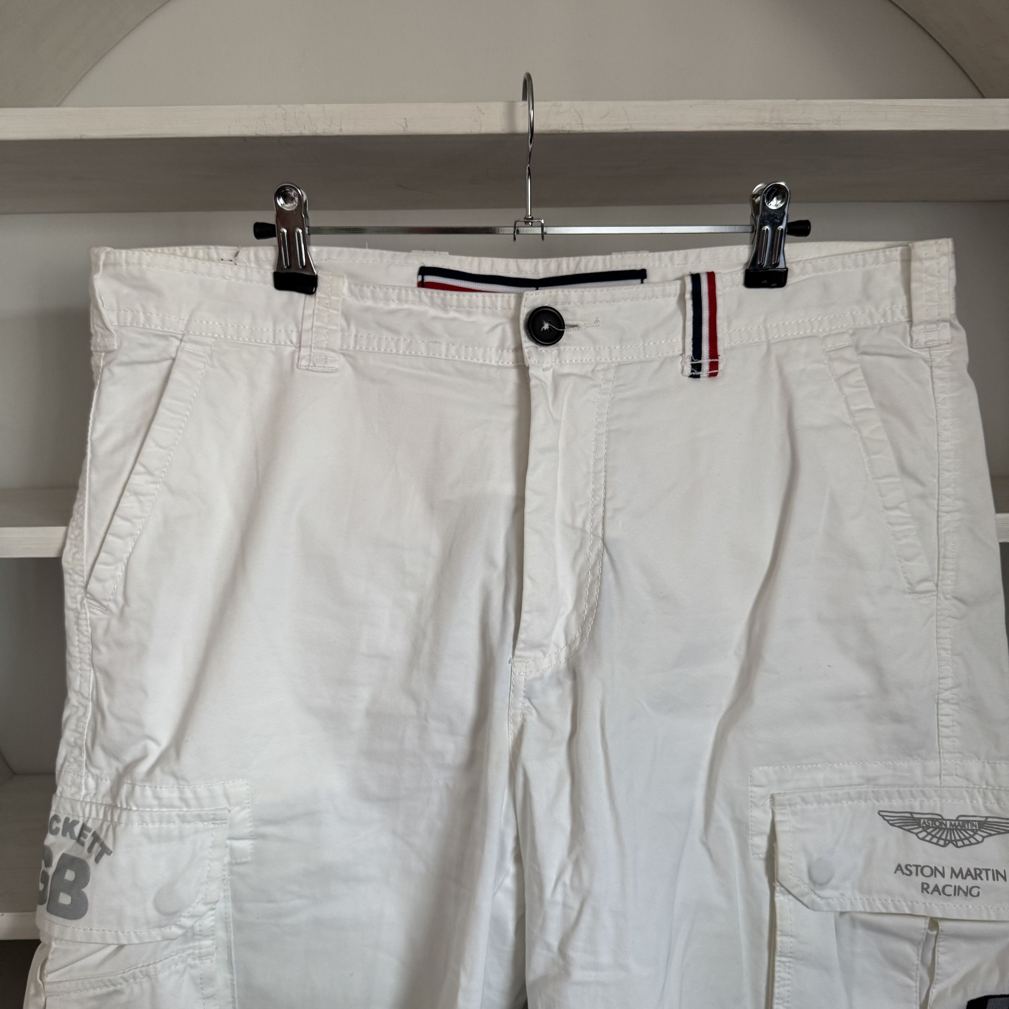 Hackett Mens Hackett Aston Martin Racing AMR Cargo Shorts 36 Size US 36 / EU 52 - 5 Thumbnail