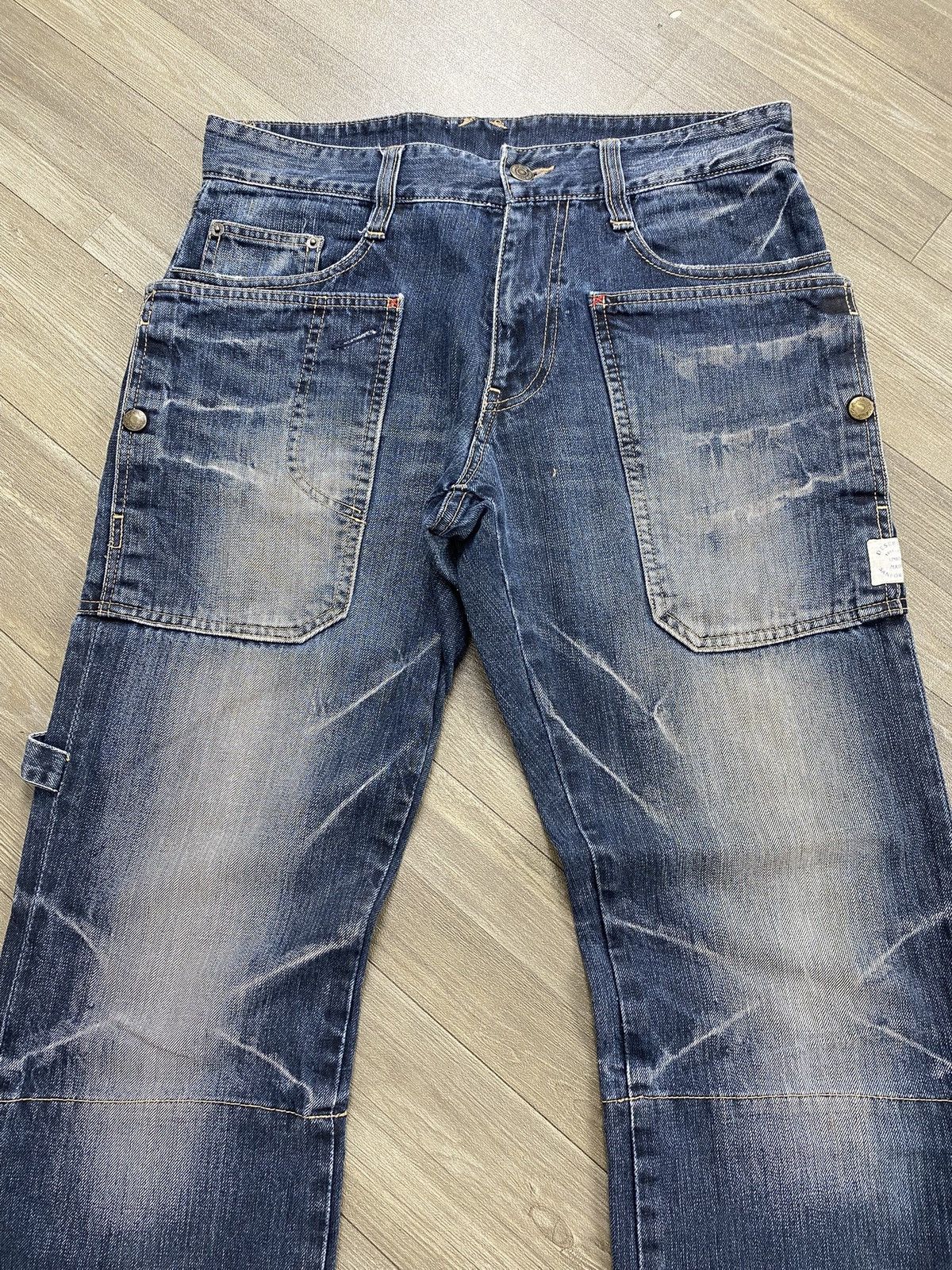 PPFM PPFM Platation Multipocket The Dessert Fox Distressed Jeans Size US 31 - 2 Thumbnail