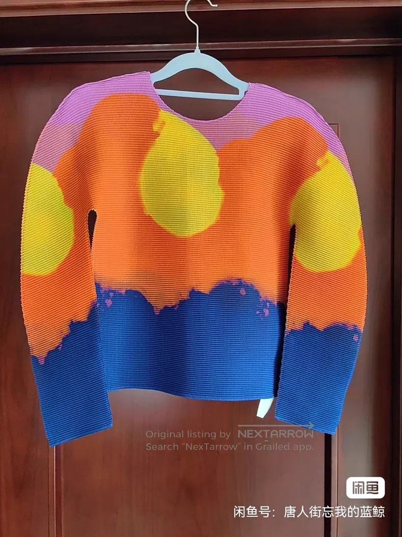 Issey Miyake Issey Miyake Crew Neck Long Sleeve Size S / US 4 / IT 40 - 1 Thumbnail