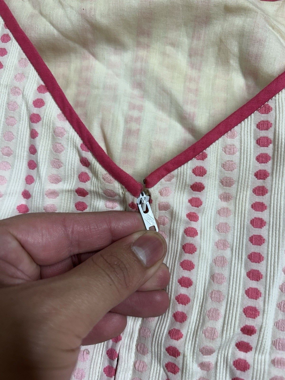 Other Vintage 50’s Pat Premo California Dot Cotton Dress Size 10 Size L / US 10 / IT 46 - 10 Thumbnail