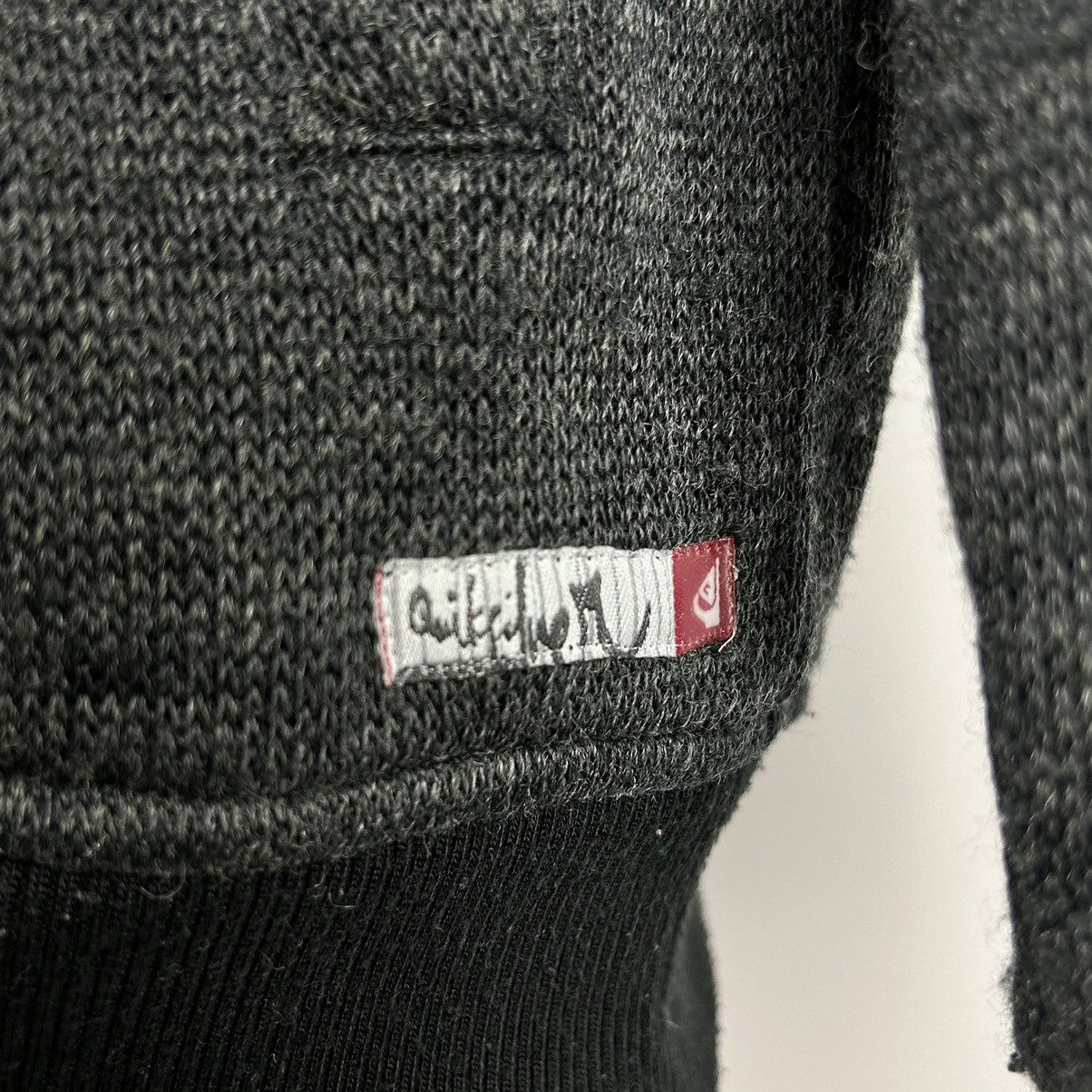 Quiksilver × Vintage Quiksilver black grey red spellout jacket Size US L / EU 52-54 / 3 - 5 Thumbnail