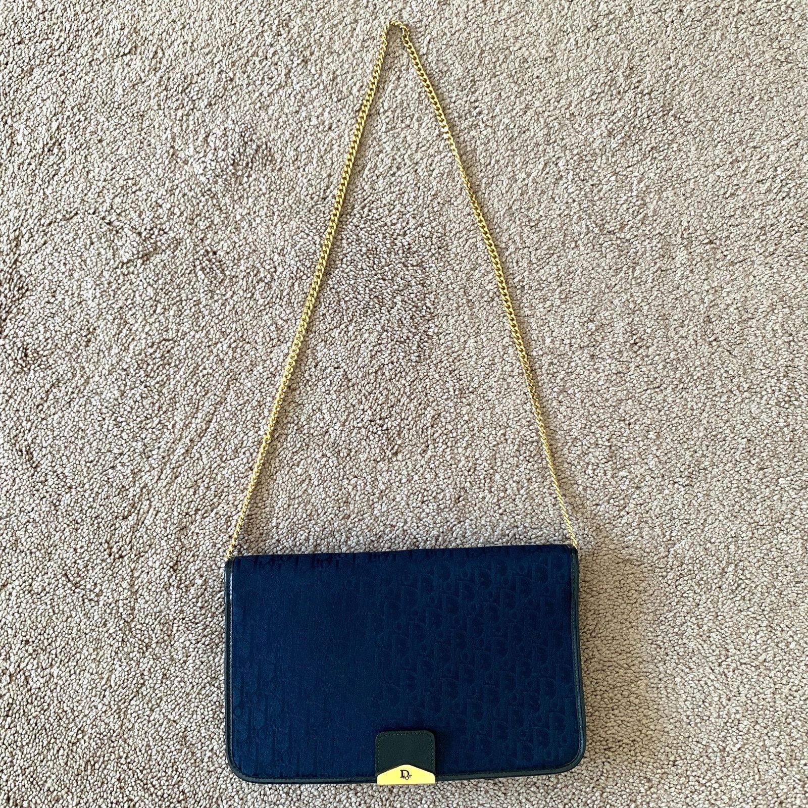 Dior D1007 Christian Dior blue trotter 2 way bag Size ONE SIZE - 1 Thumbnail