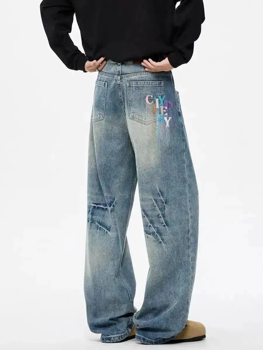 Japanese Brand Vintage washed light blue denim Size US 34 / EU 50 - 3 Thumbnail