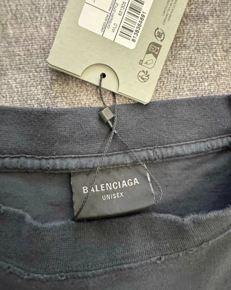 Balenciaga Balenciaga Letter Printed Short Sleeve Size US M / EU 48-50 / 2 - 3 Thumbnail