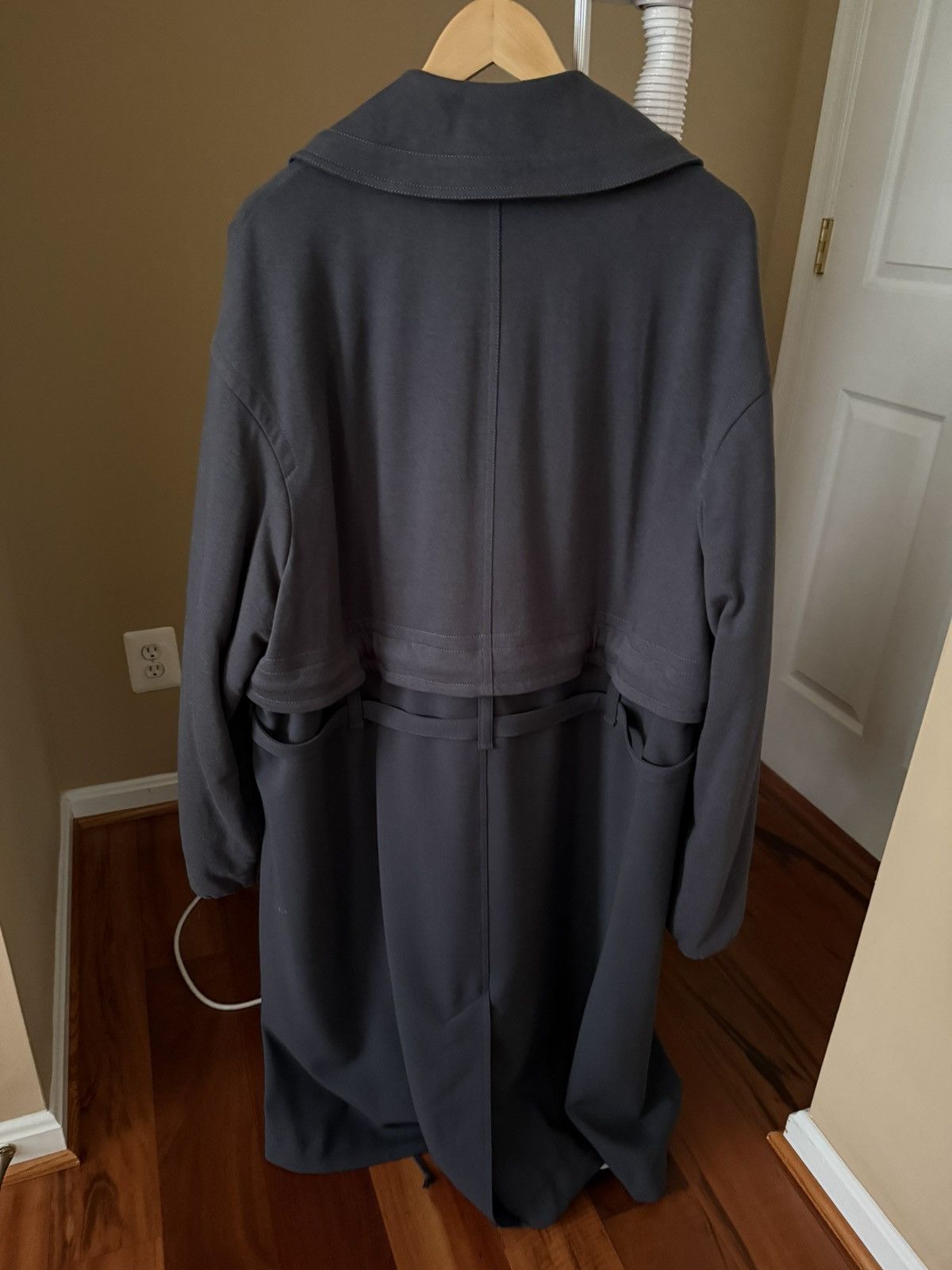 Kiko Kostadinov Hecuba Detachable Coat 44 Dim Grey Size US S / EU 44-46 / 1 - 5 Thumbnail