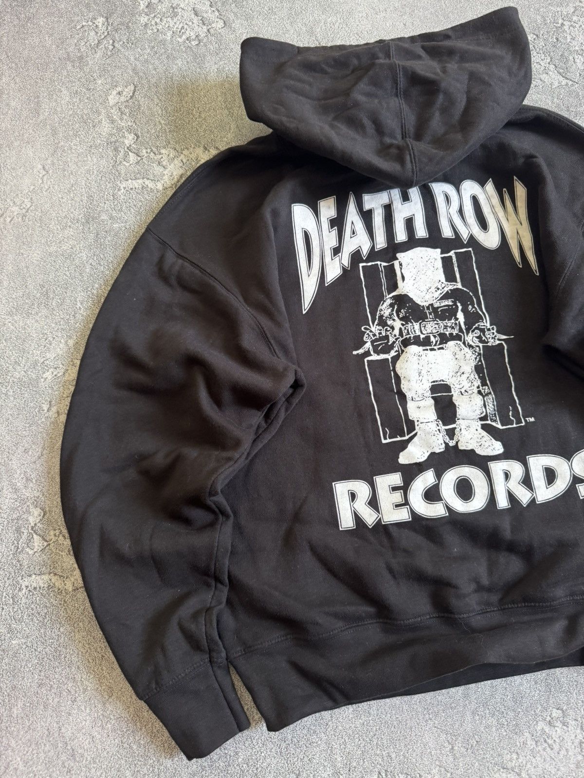 Death Row Records × Vintage Death Row Records big logo hoodie jumper sweatshirt hooded Size US M / EU 48-50 / 2 - 3 Thumbnail