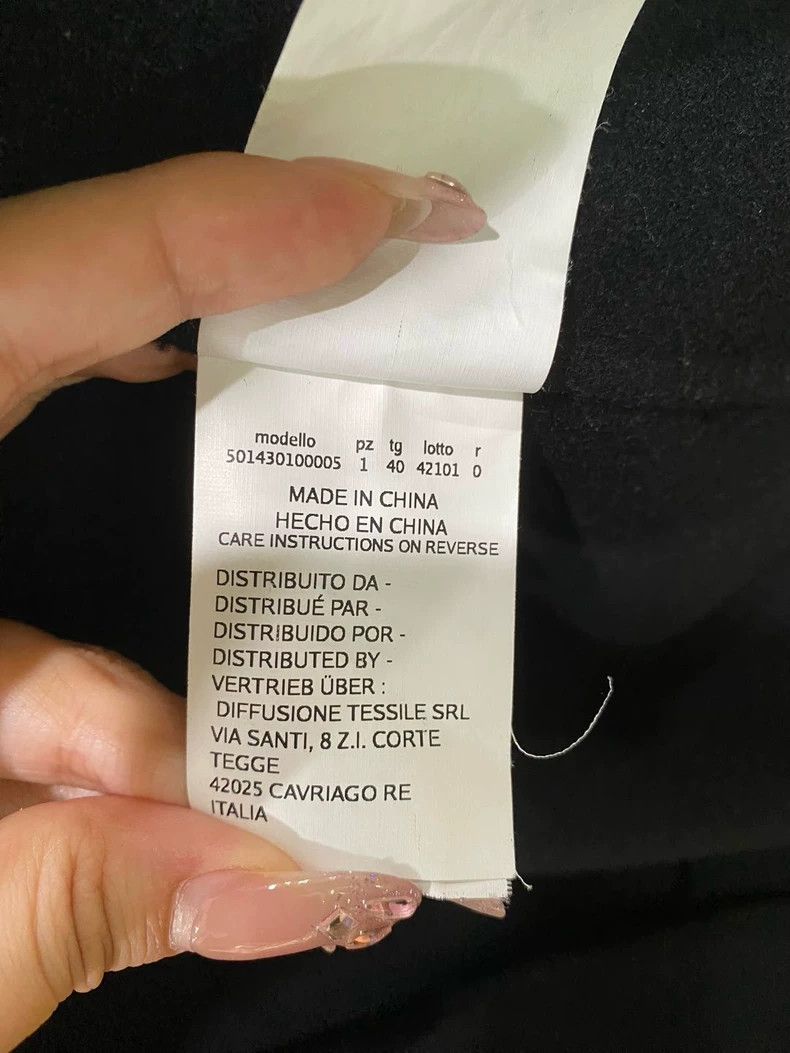 Max Mara Max Mara Black Long Coat Size S / US 4 / IT 40 - 5 Thumbnail