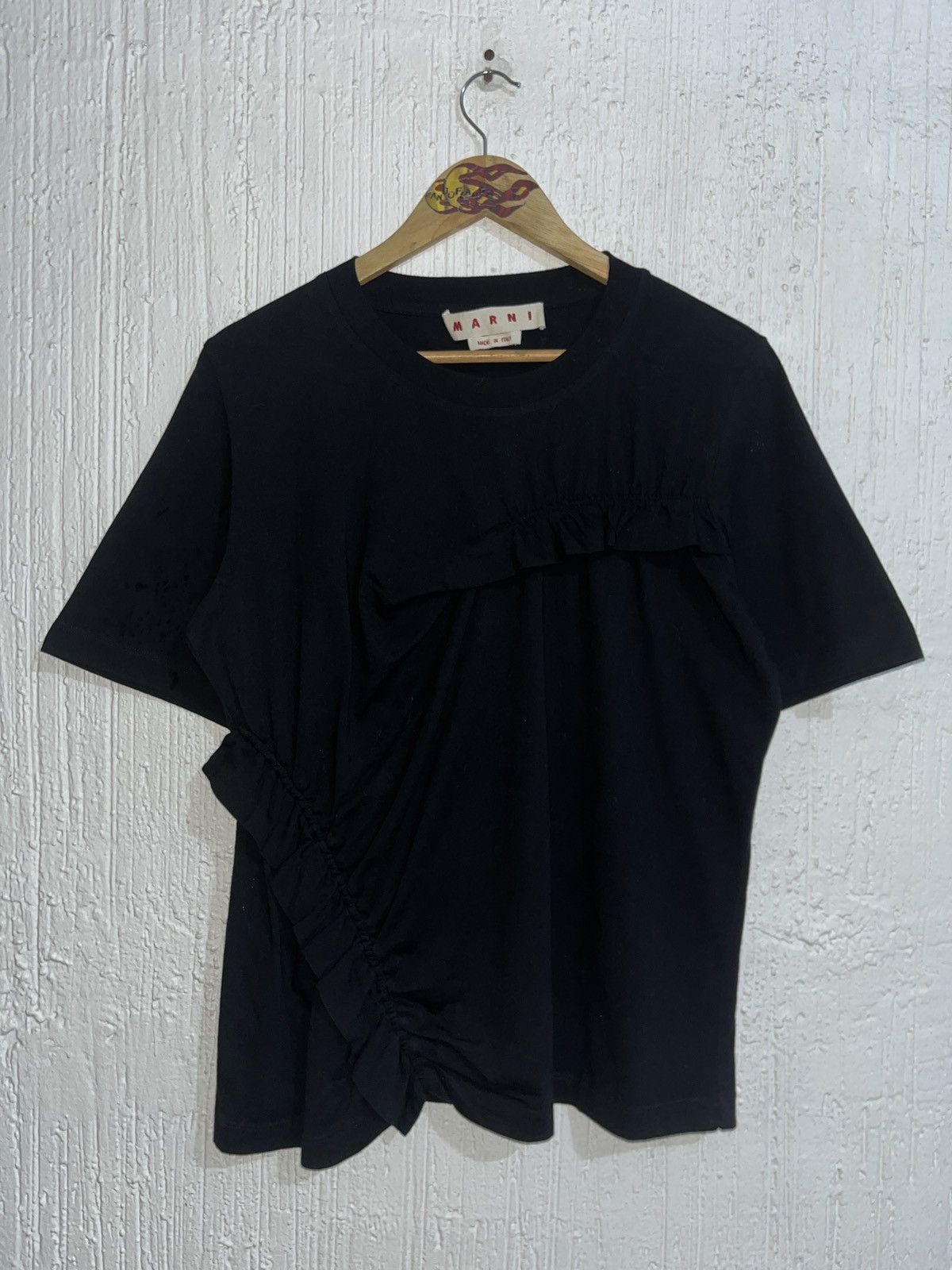 Marni Marni Asymmetrical Tee Size US M / EU 48-50 / 2 - 1 Thumbnail