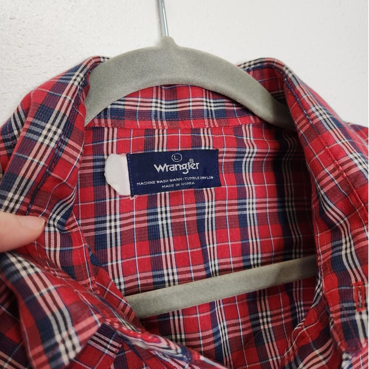 Wrangler Vintage Wrangler Pearl Snap Rockabilly Thin Button Shirt Size US L / EU 52-54 / 3 - 4 Thumbnail