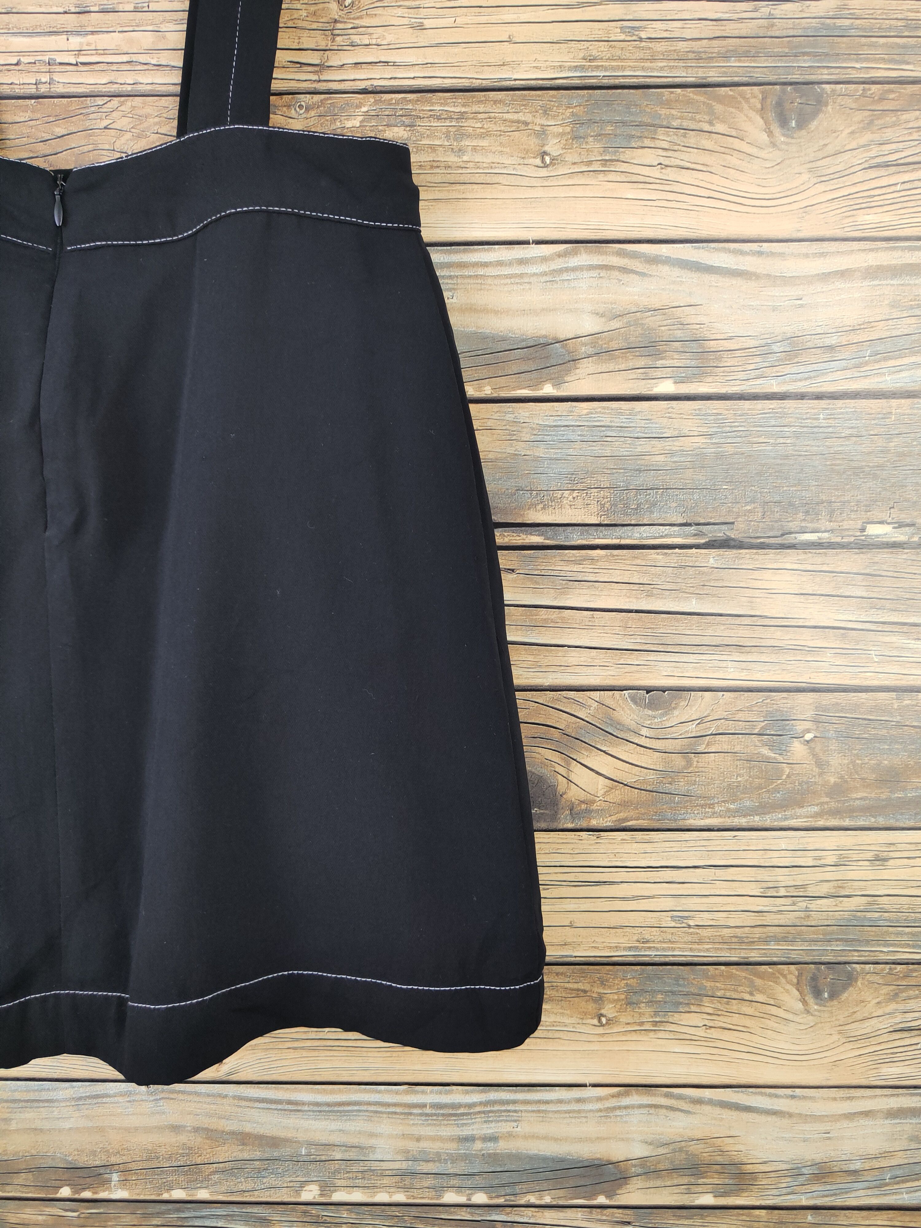Vintage × Zara Zara Black Skirt Jumpsuits (Avant Garde Fashion Design) Size 26" / US 2 / IT 38 - 14 Thumbnail
