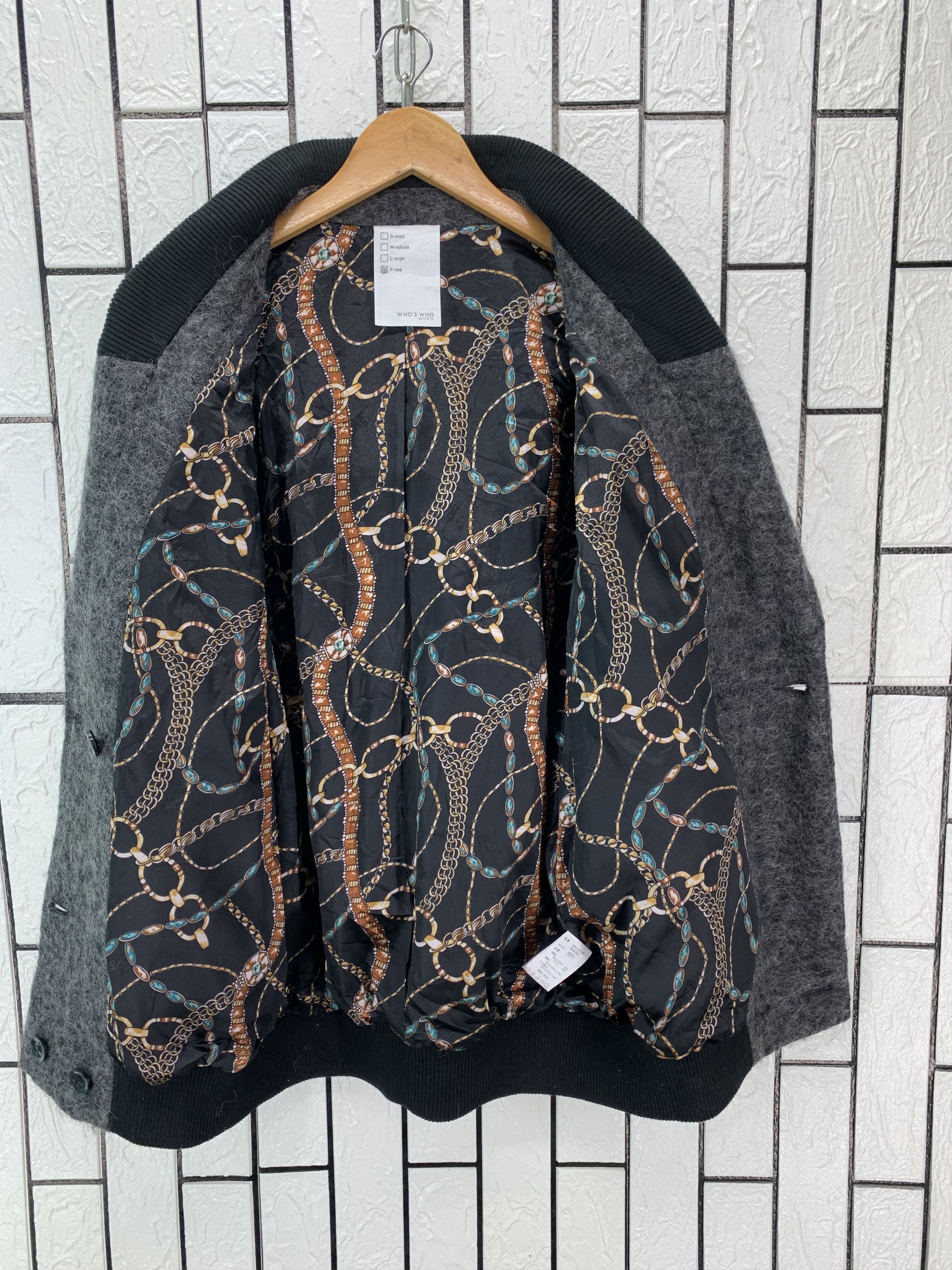 Japanese Brand Who’s Mohair Cardigan Jacket Size US S / EU 44-46 / 1 - 6 Thumbnail