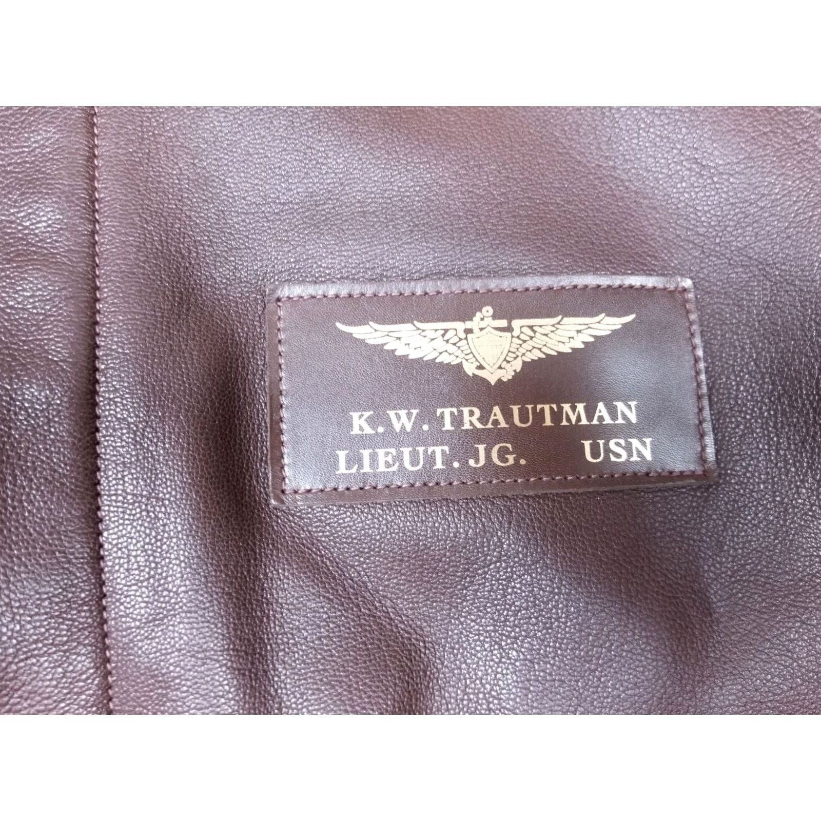 Buzz Rickson's Buzz Rickson's USN US Navy Department AN J-3 BU Flying Leather Jacket SZ 36 Bomber Jacket Mens Leather Brown 36 Size US XXS / EU 40 - 5 Thumbnail
