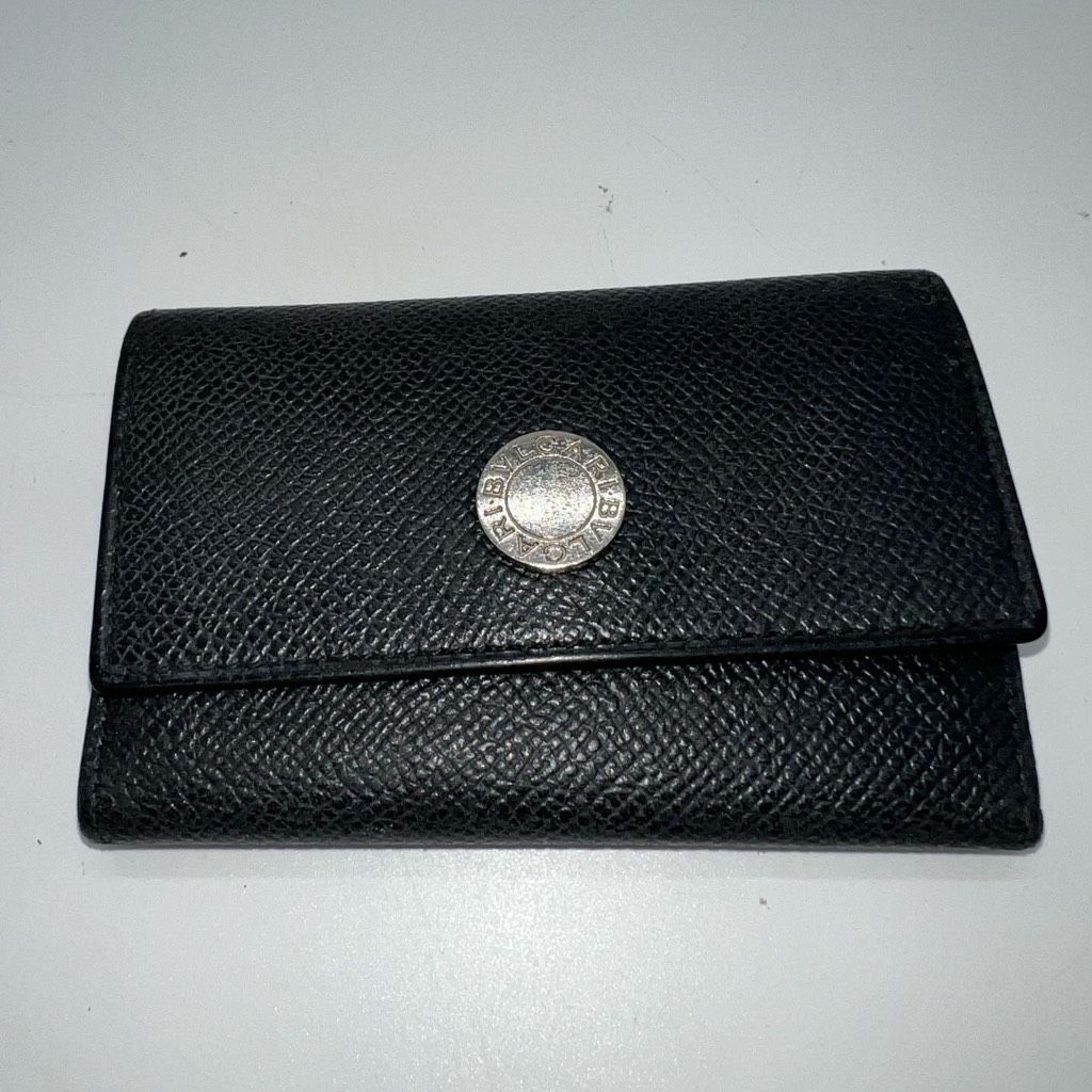 image of Bvlgari Leather Key Holder (See Photos) in Black, Women's