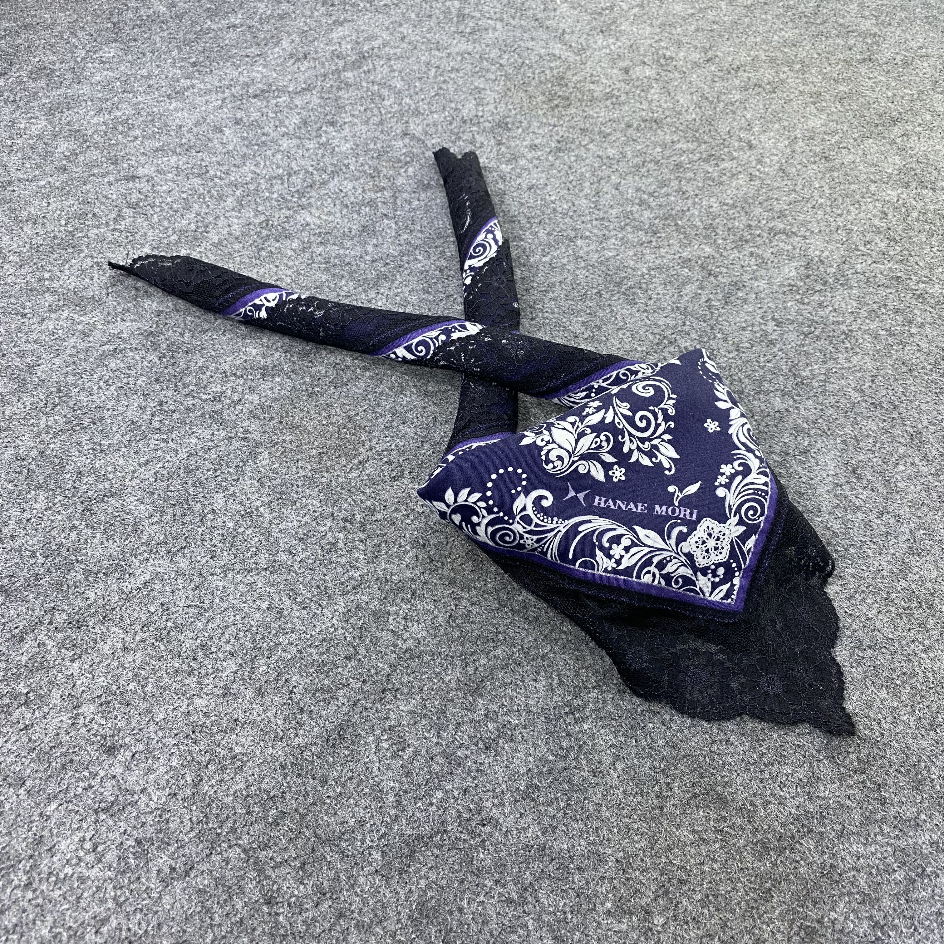 Hanae Mori Hanae Mori Handkerchief Neckerchief Bandana-B1984 Size ONE SIZE - 1 Thumbnail