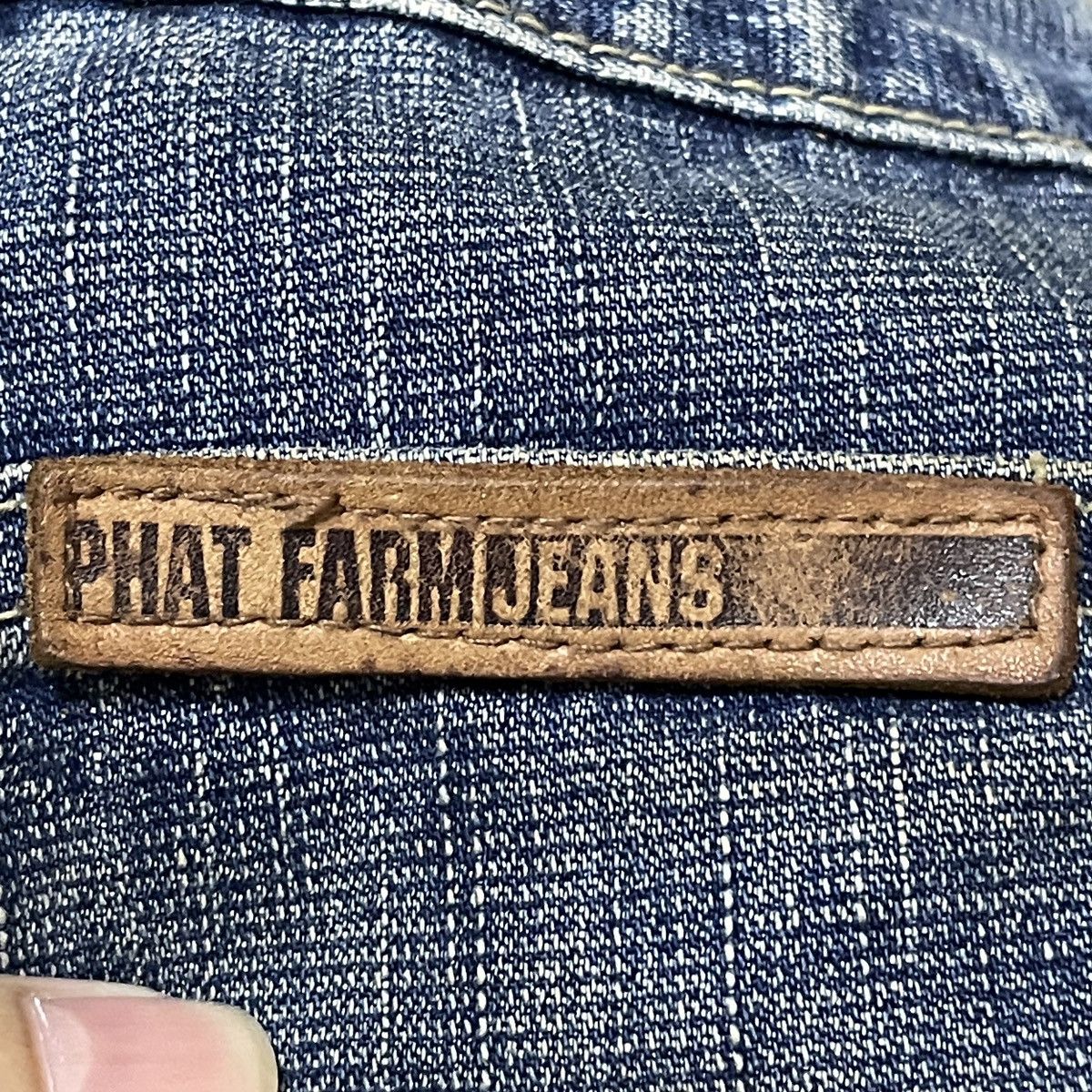 Phat Farm × Vintage Very Rare Vintage Phat Farm Oversized Baggy Jeans 2000s Size US 40 / EU 56 - 10 Thumbnail