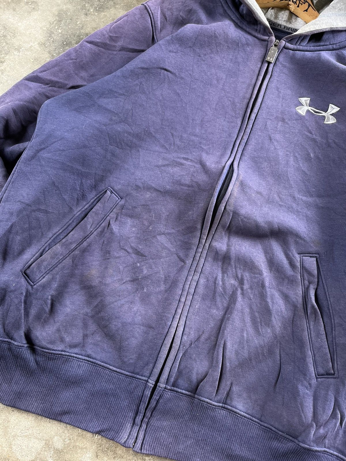 Designer × Under Armour 🔥Under Armour Storm Coldgear Big Logo Zipper Hoodie Size US XL / EU 56 / 4 - 4 Thumbnail
