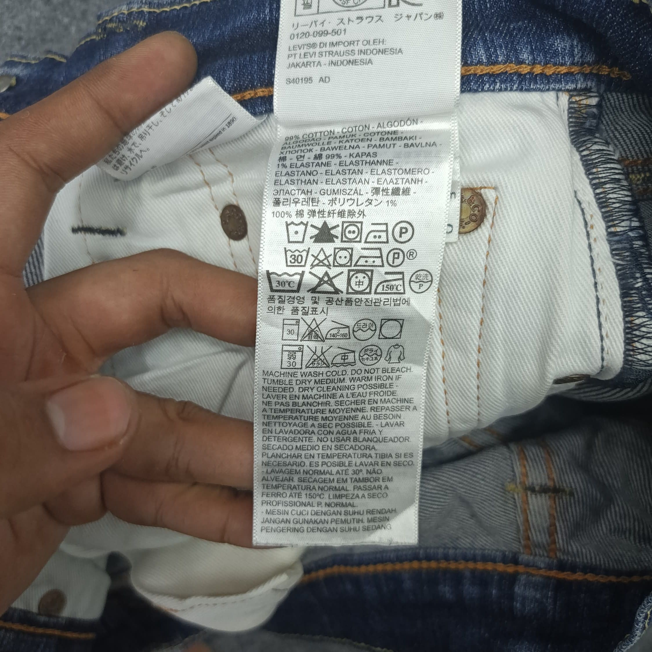 Levi's Vintage Levis 511 Distressed Denim Kurt Cobain Style Size US 30 / EU 46 - 16 Thumbnail