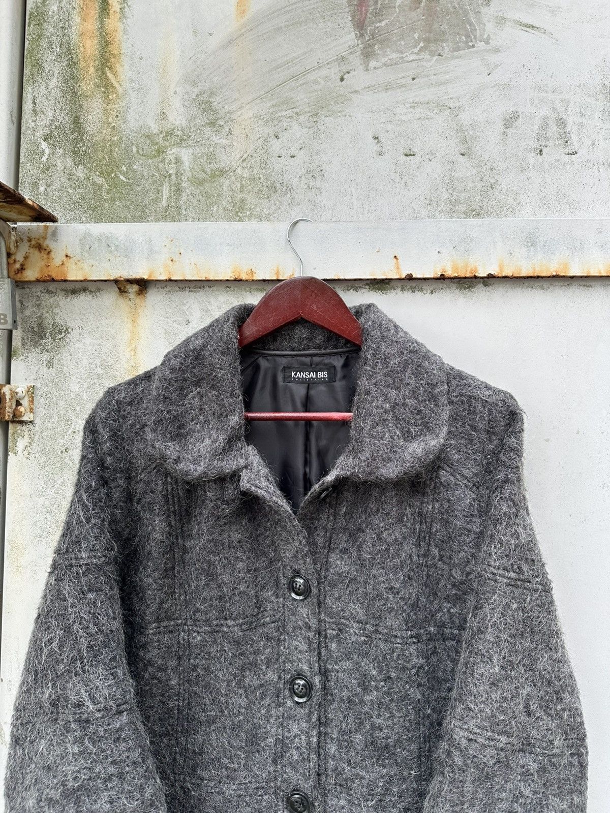 Kansai Yamamoto 👹Kansai Bis Collection Wool Utility Jacket (Woman) Size US M / EU 48-50 / 2 - 4 Thumbnail