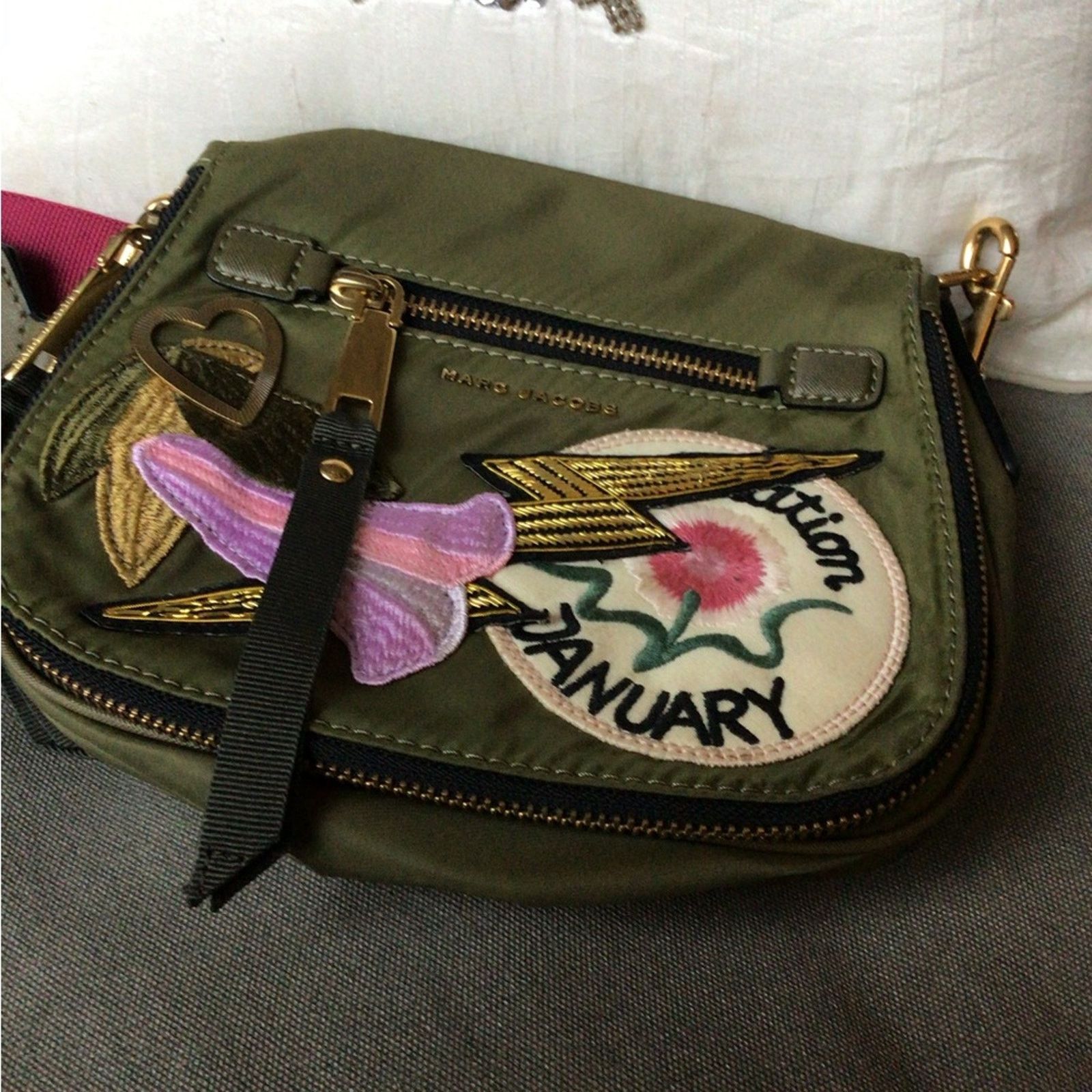 Marc Jacobs Marc Jacobs Nylon Patchwork Nomad Saddlebag Purse crossbody Size ONE SIZE - 2 Thumbnail