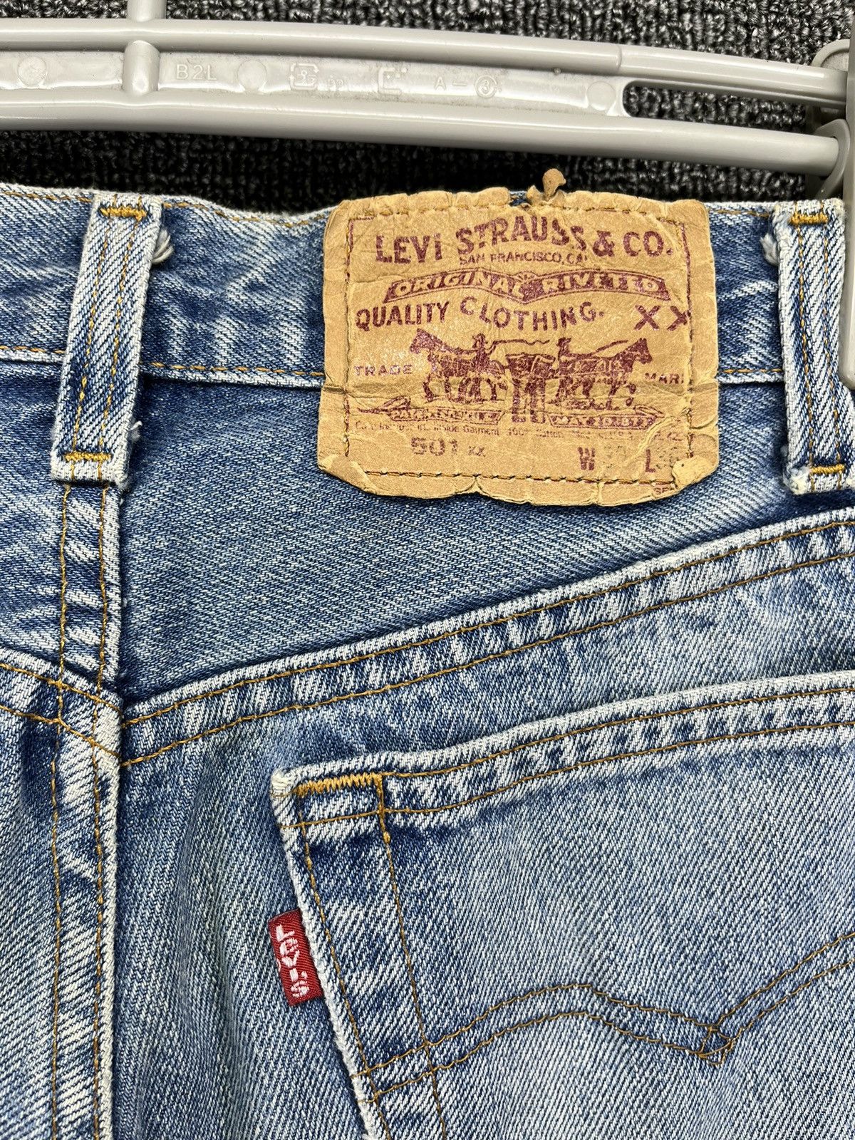 Levi's Vintage 90s Levi's 501 Rare Jeans Denim Pants Size US 30 / EU 46 - 12 Thumbnail