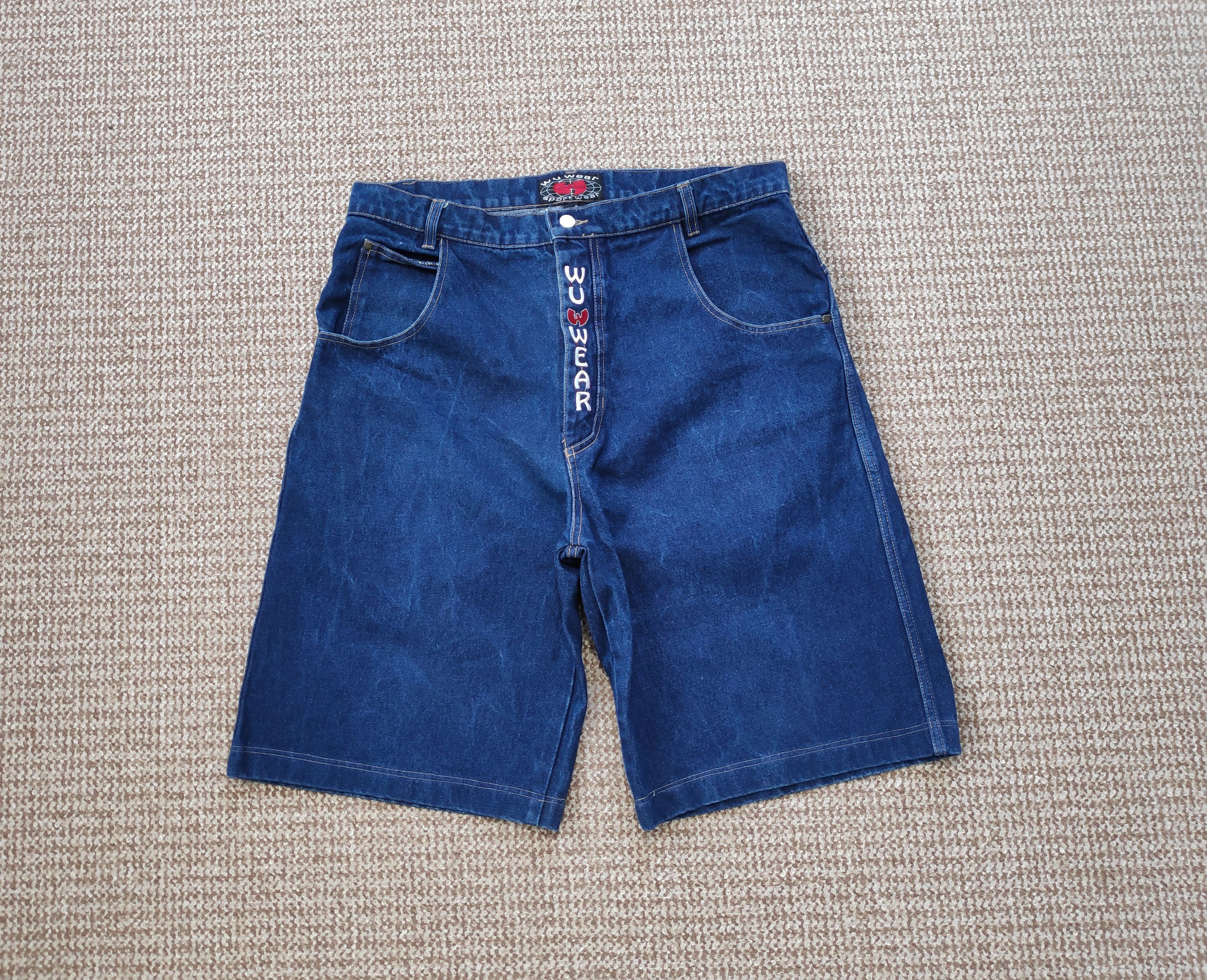 Wu-Tang Clan Wu Tang Clan Vintage y2k Wear Jeans Big Logo Denim Shorts Size US 38 / EU 54 - 1 Thumbnail