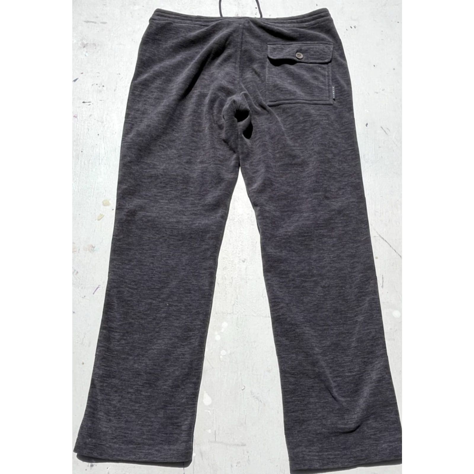 Vissla Vissla Men's Joggers Gray Solid S Pockets String Stretch Activewear Loose Gym Pants Size US 29 - 7 Thumbnail
