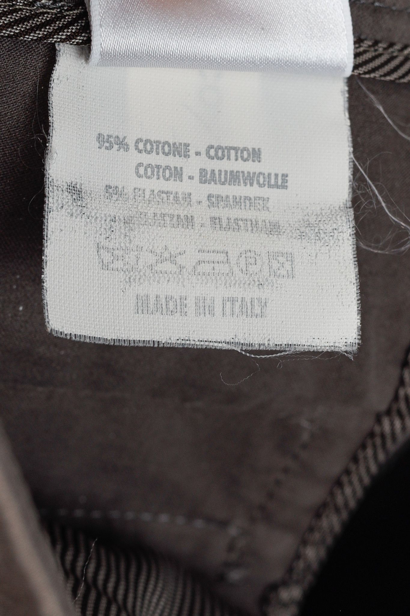 Brunello Cucinelli Brunello Cucinelli Grey Cotton Topstitched Cuffed Trousers Size 28" / US 6 / IT 42 - 9 Thumbnail