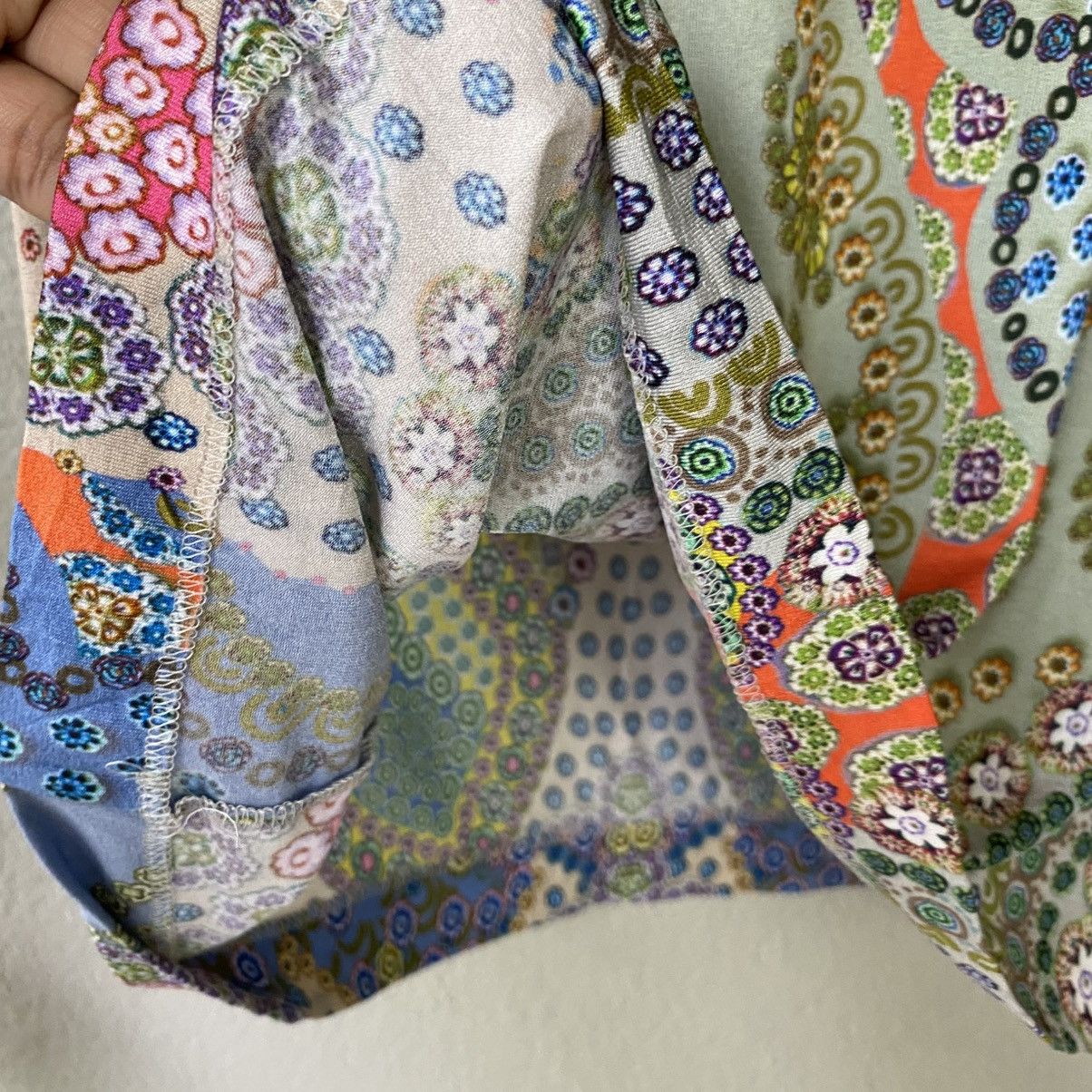 Etro ETRO Milano Multicolor Paisley Print Scoop Neck Top Size M / US 6-8 / IT 42-44 - 6 Thumbnail