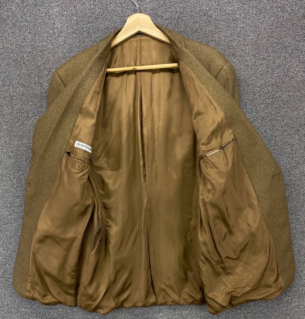 Emporio Armani Vintage Emporio Armani Wool Coat Blazer Jacket Size US M / EU 48-50 / 2 - 5 Thumbnail