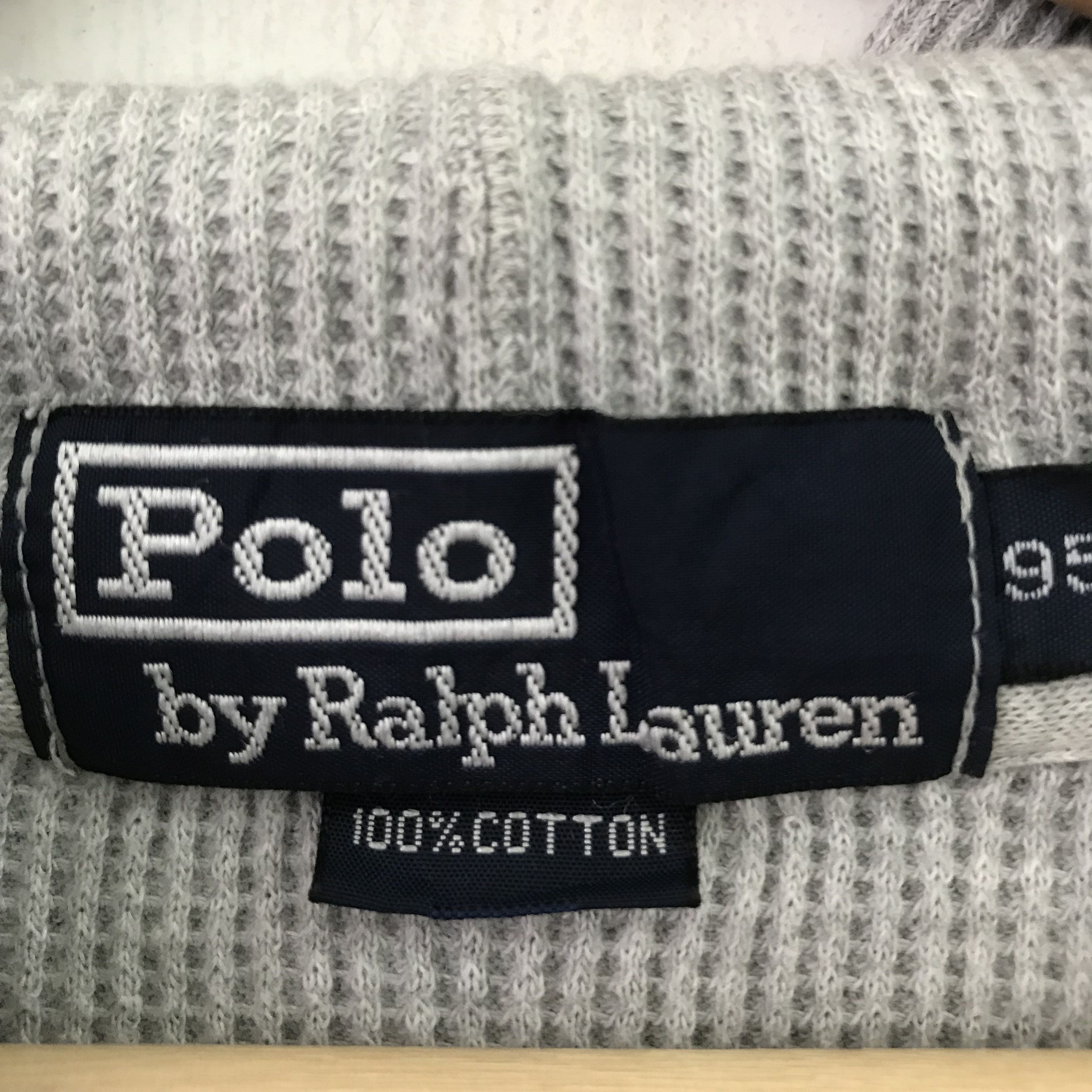 Polo Ralph Lauren Vintage Polo Ralph Lauren Gray Sweater Polo Small Pony Size US M / EU 48-50 / 2 - 10 Thumbnail