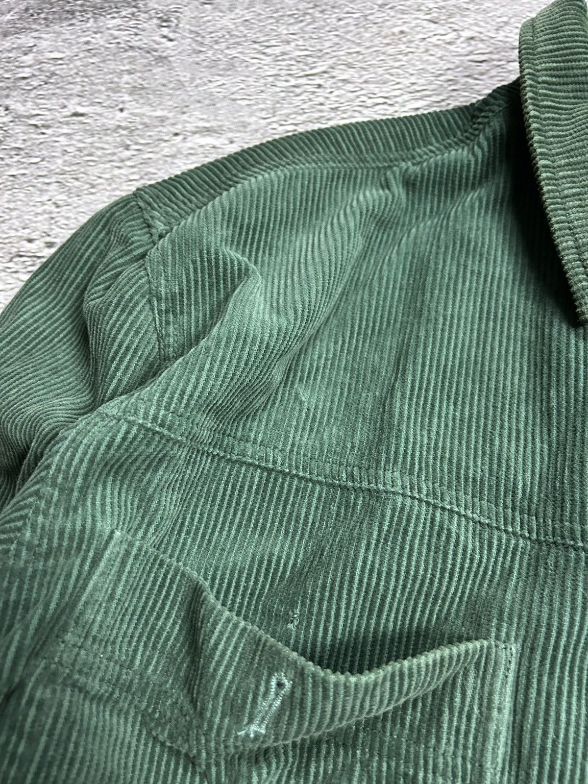 Karl Kani × Vintage Karl Kani vintage corduroy shirt green big logo spell out Size US XL / EU 56 / 4 - 6 Thumbnail