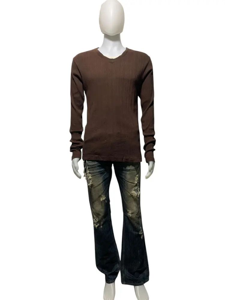 Takeo Kikuchi 2000s Takeo Kikuchi tripel layer collar thermal longsleeve Size US M / EU 48-50 / 2 - 6 Thumbnail